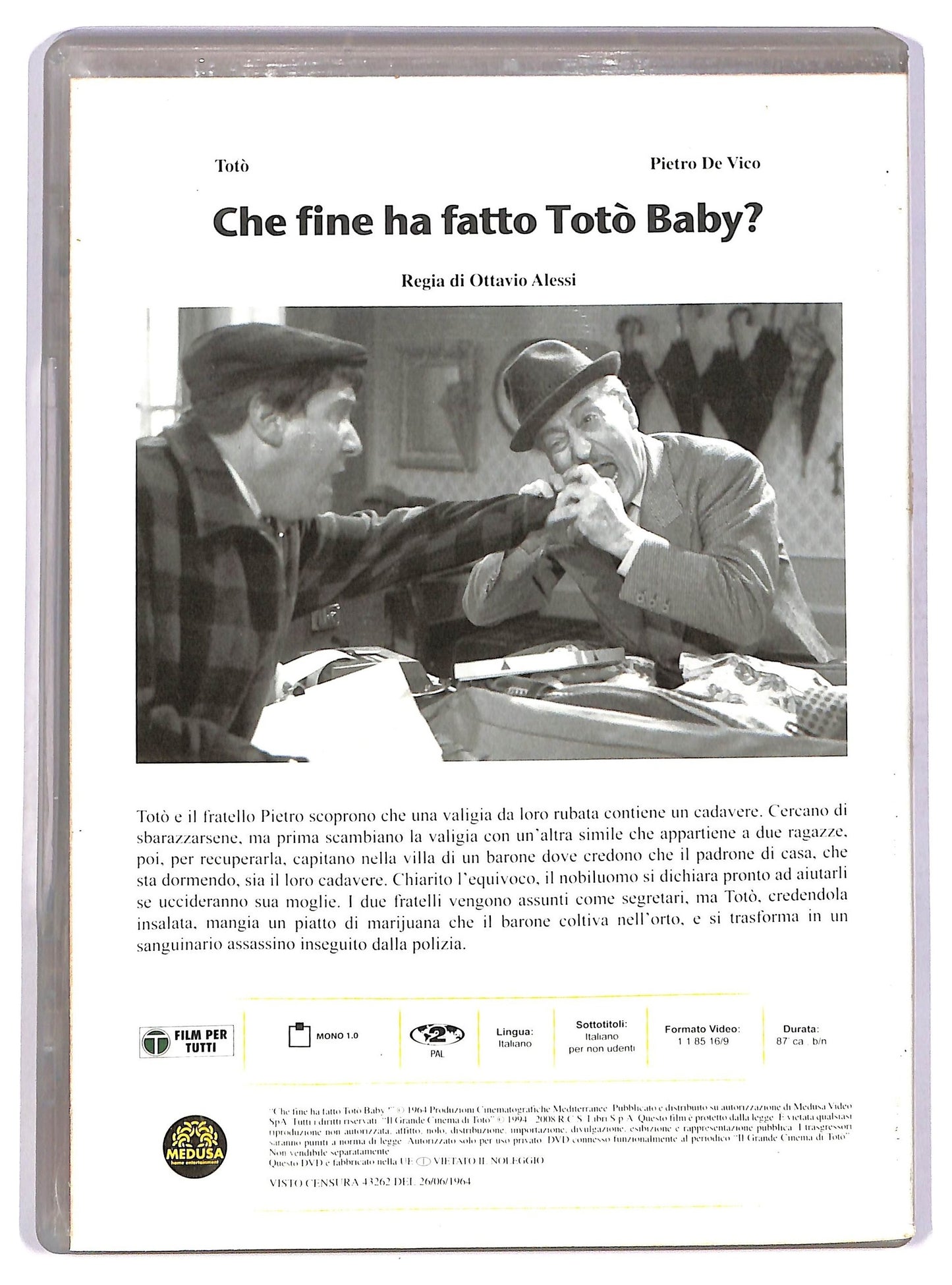EBOND Che fine ha fatto Toto Baby? DVD EDITORIALE D742504