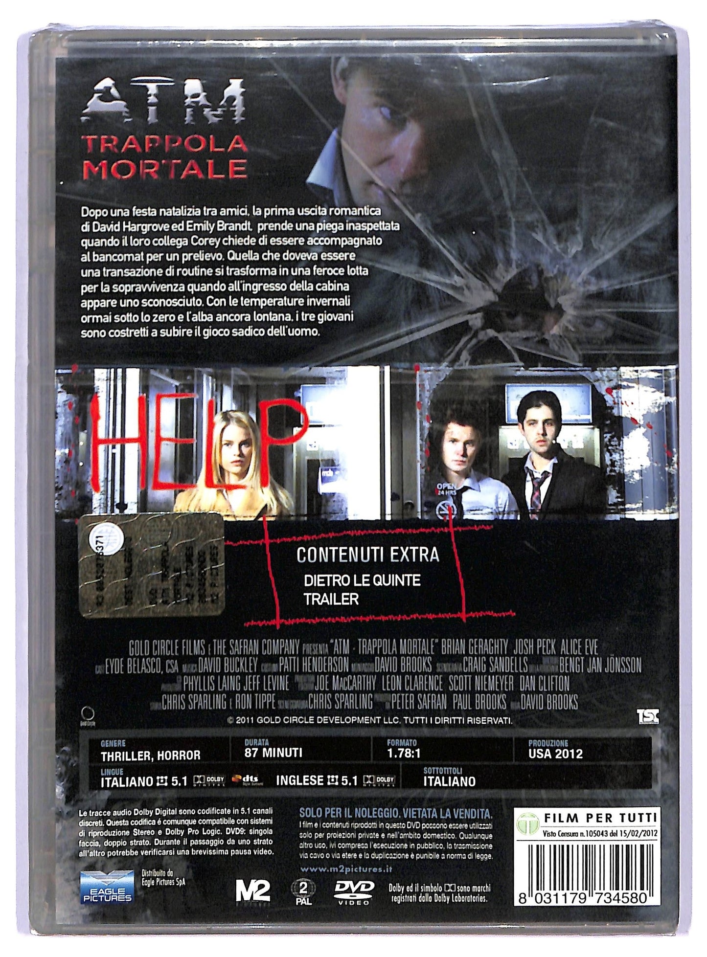 EBOND ATM - Trappola mortale DVD NOLEGGIO D742615