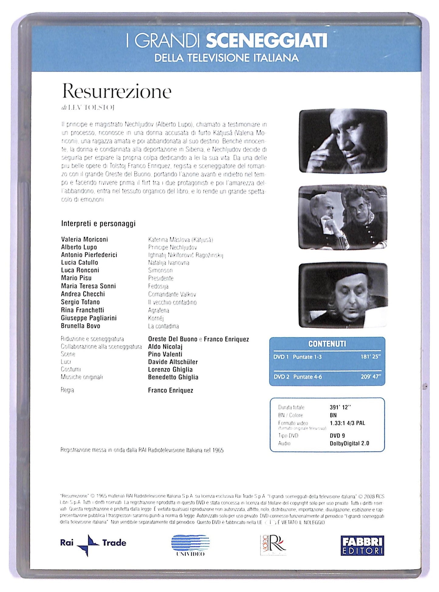 EBOND I Grandi Sceneggiati - Resurrezione - Puntate 1-6 EDITORIALE DVD D742645
