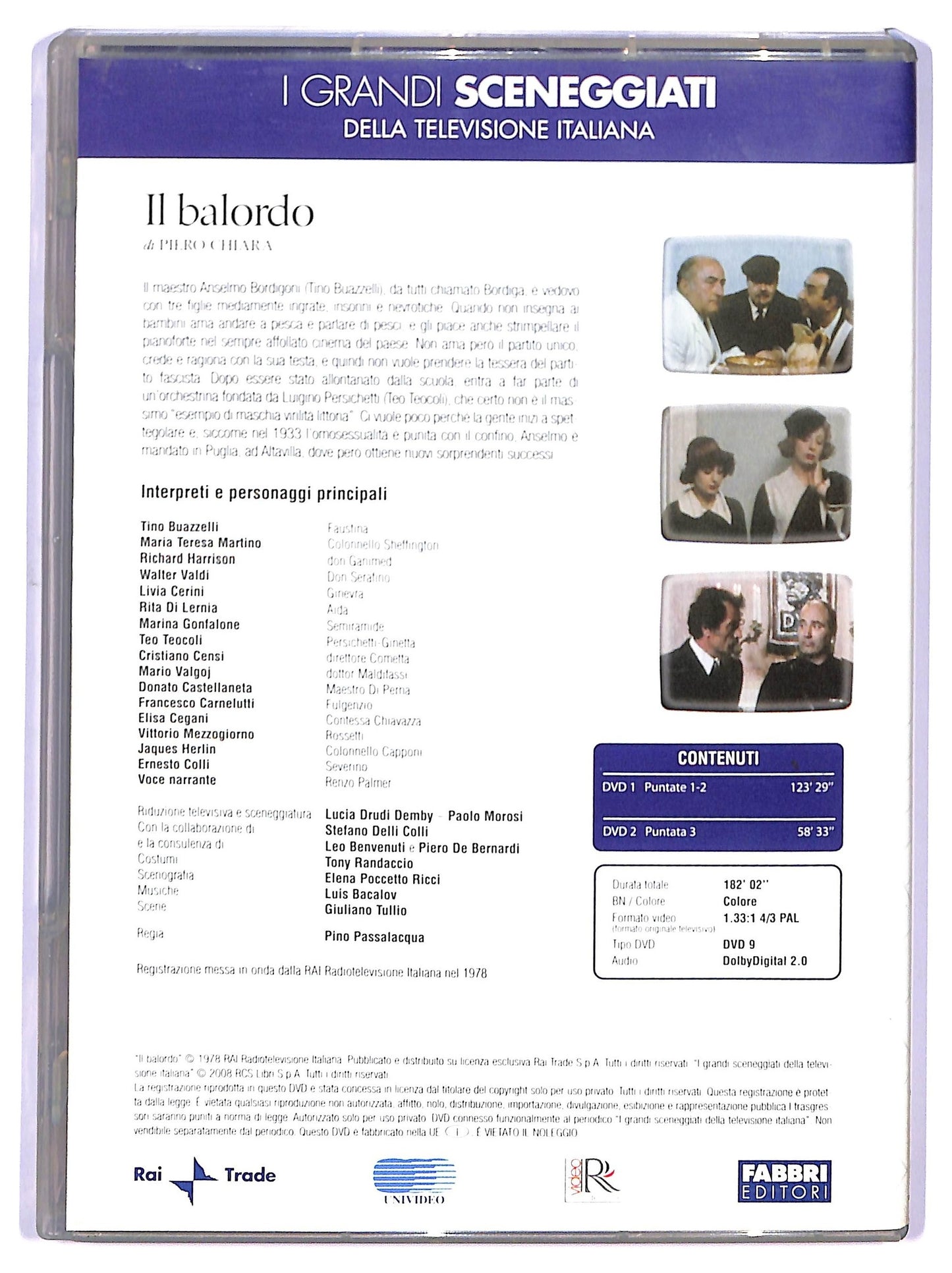 EBOND Il balordo - Puntate 1-3 (2 dischi) EDITORIALE DVD D742648
