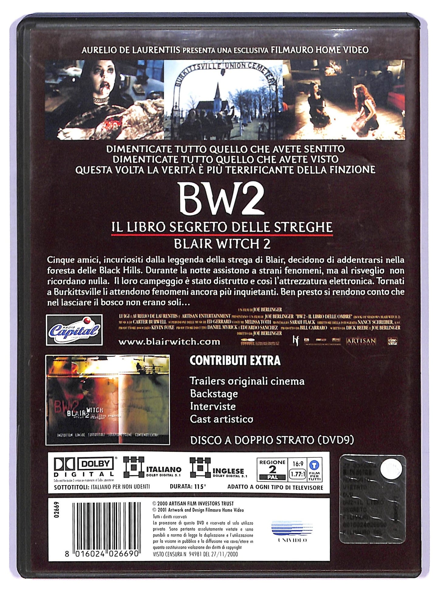 EBOND BW2 - Il libro segreto delle streghe DVD D742659
