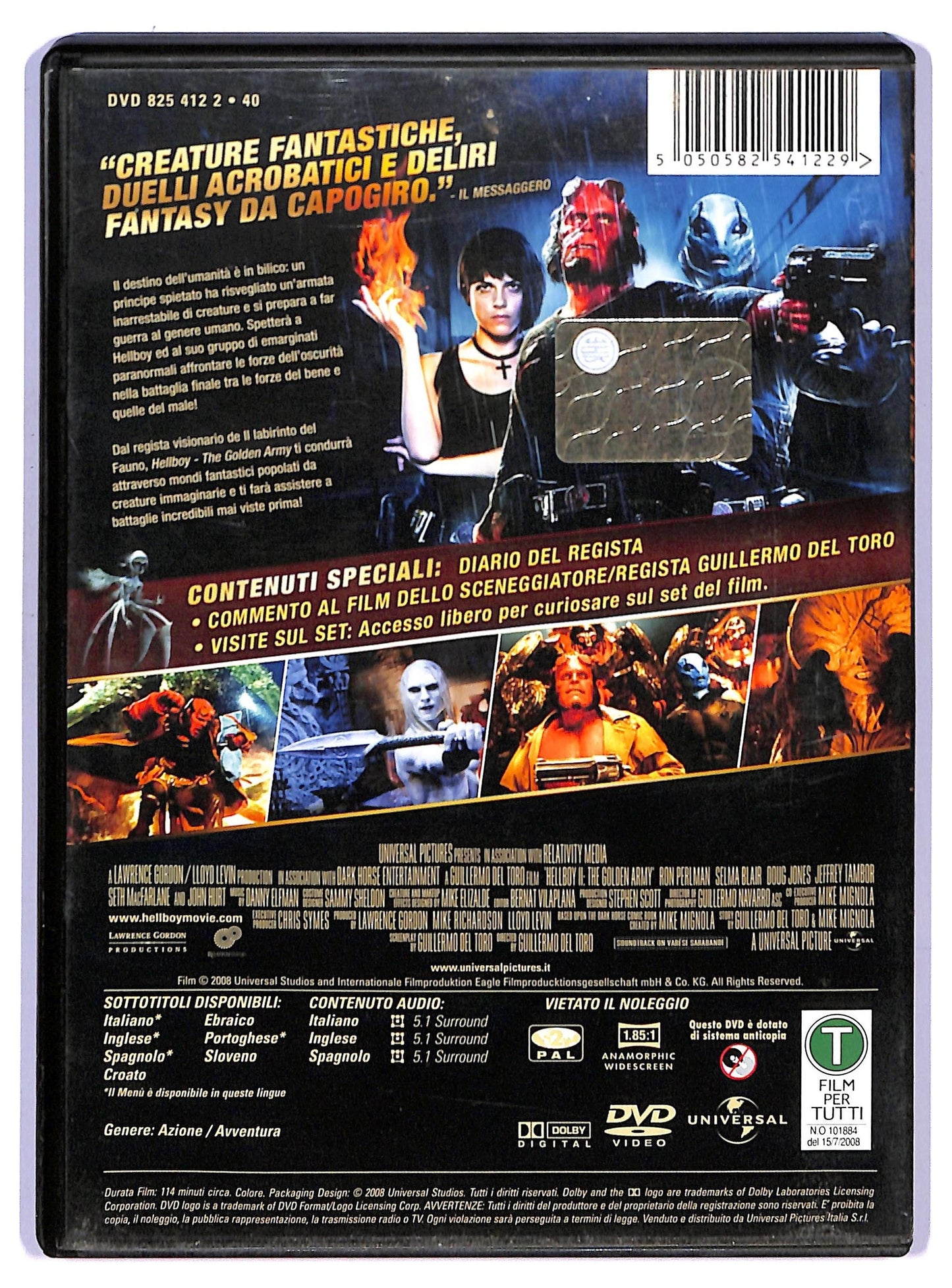 EBOND Hellboy - The Golden Army DVD D742820