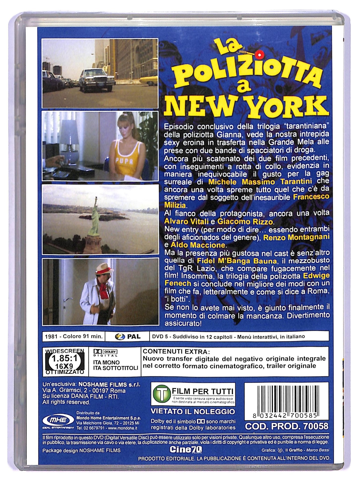 EBOND La Poliziotta A New York DVD D742845