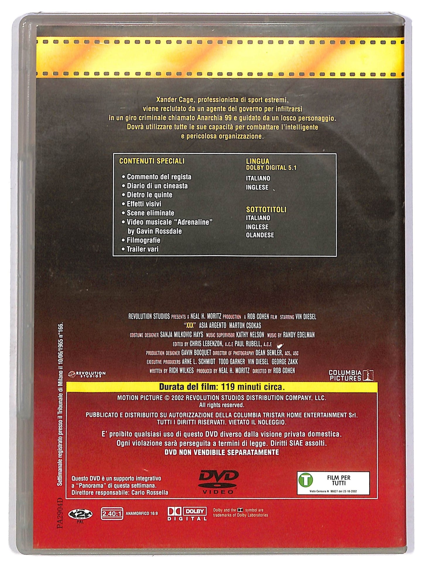 EBOND XXX EDITORIALE DVD D742941