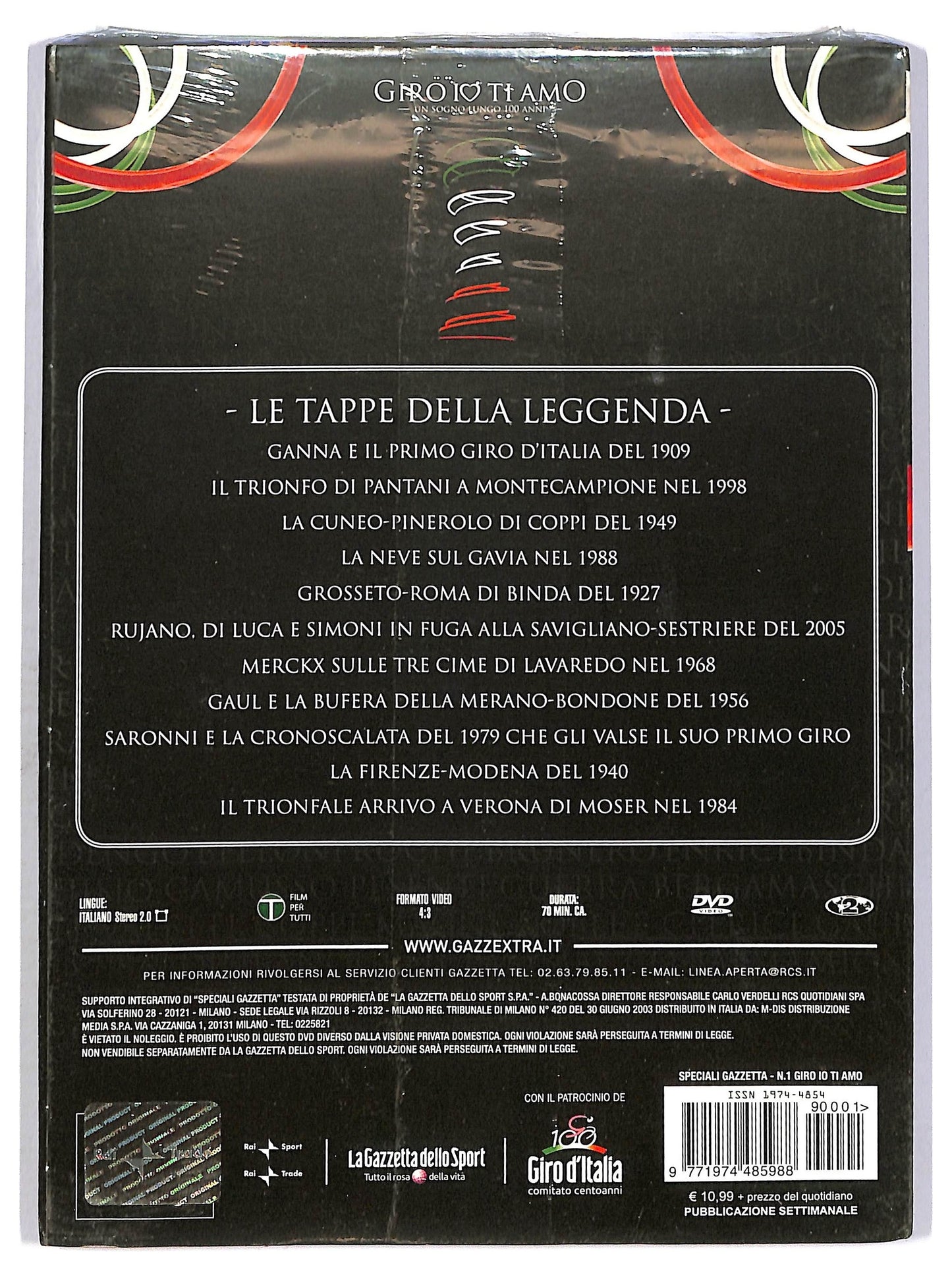 EBOND Giro io ti amo - le tappe della leggenda 1 EDITORIALE DVD D743001