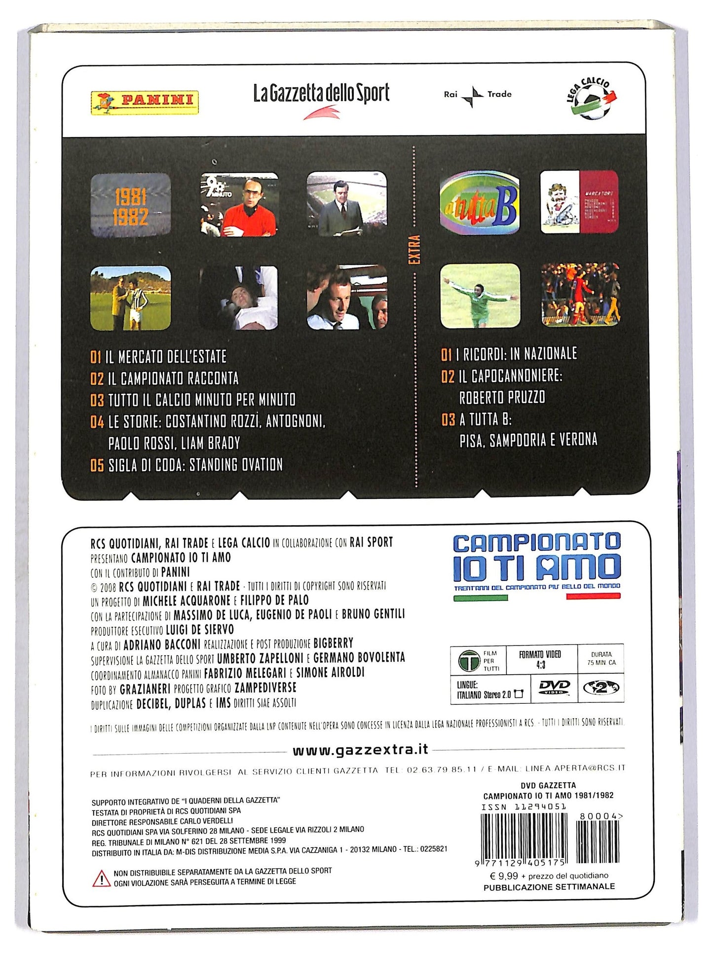 EBOND Campionato io ti amo Vol.4 EDITORIALE SLIPCASE DVD SLIM D743038