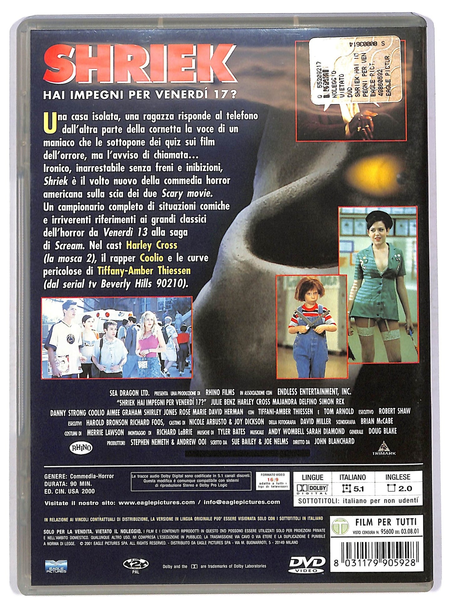 EBOND shriek, hai impegni per venerdi 17? DVD D743050