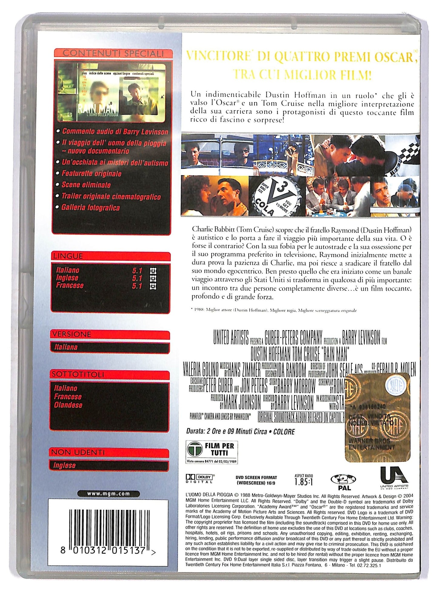 EBOND rain man - l'uomo della pioggia DVD D743111