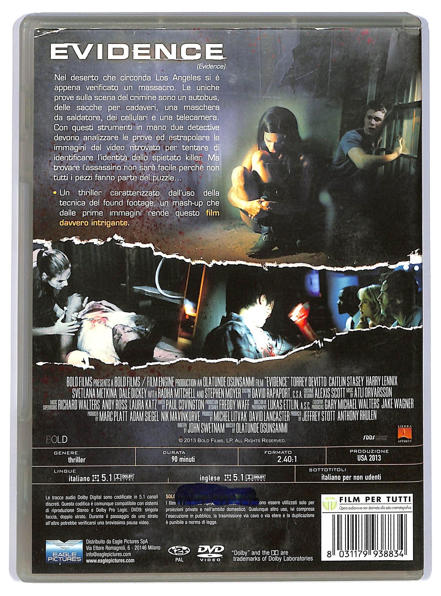 EBOND Evidence DVD D743140