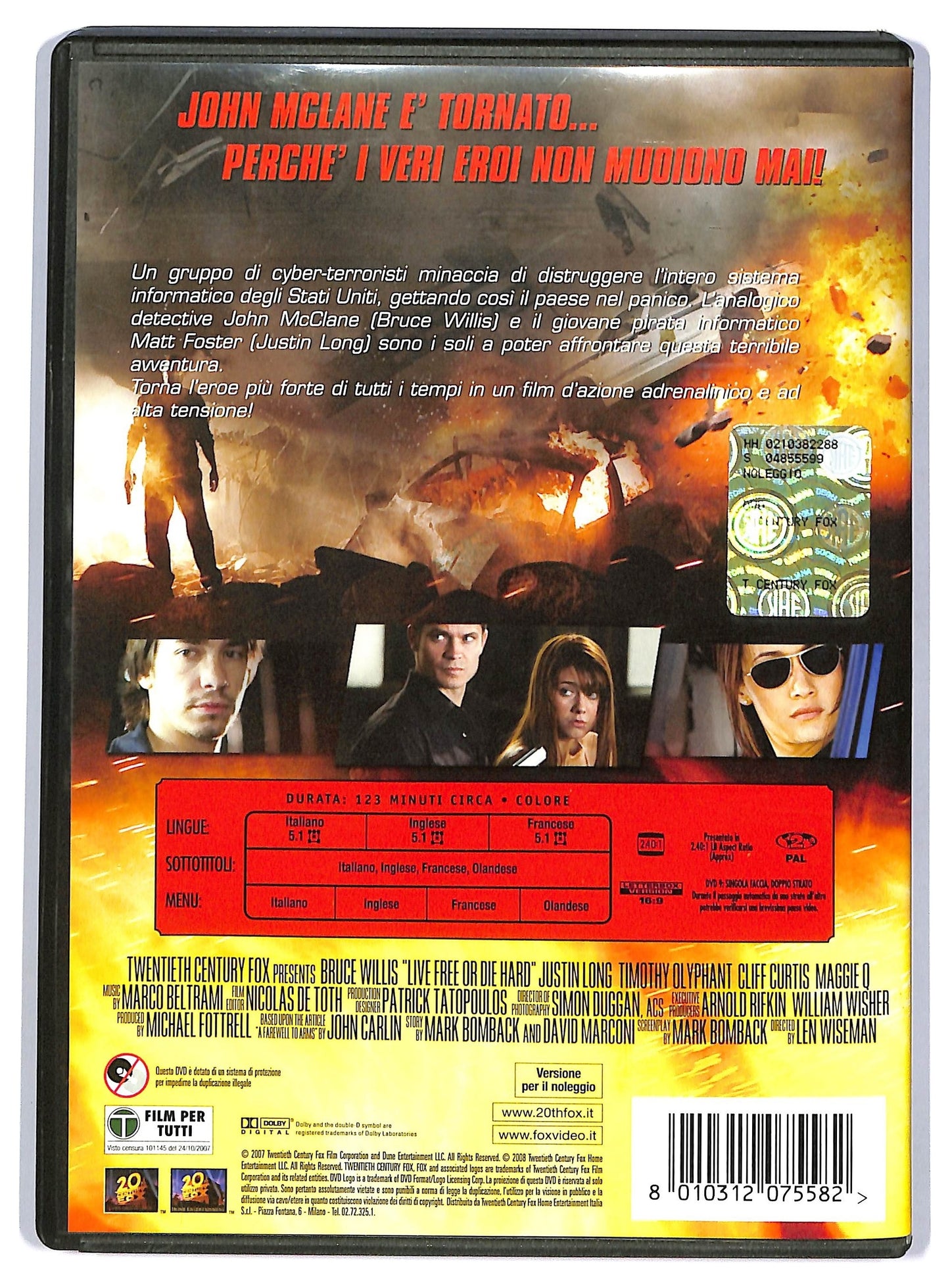 EBOND die hard - vivere o morire NOLEGGIO DVD D743205