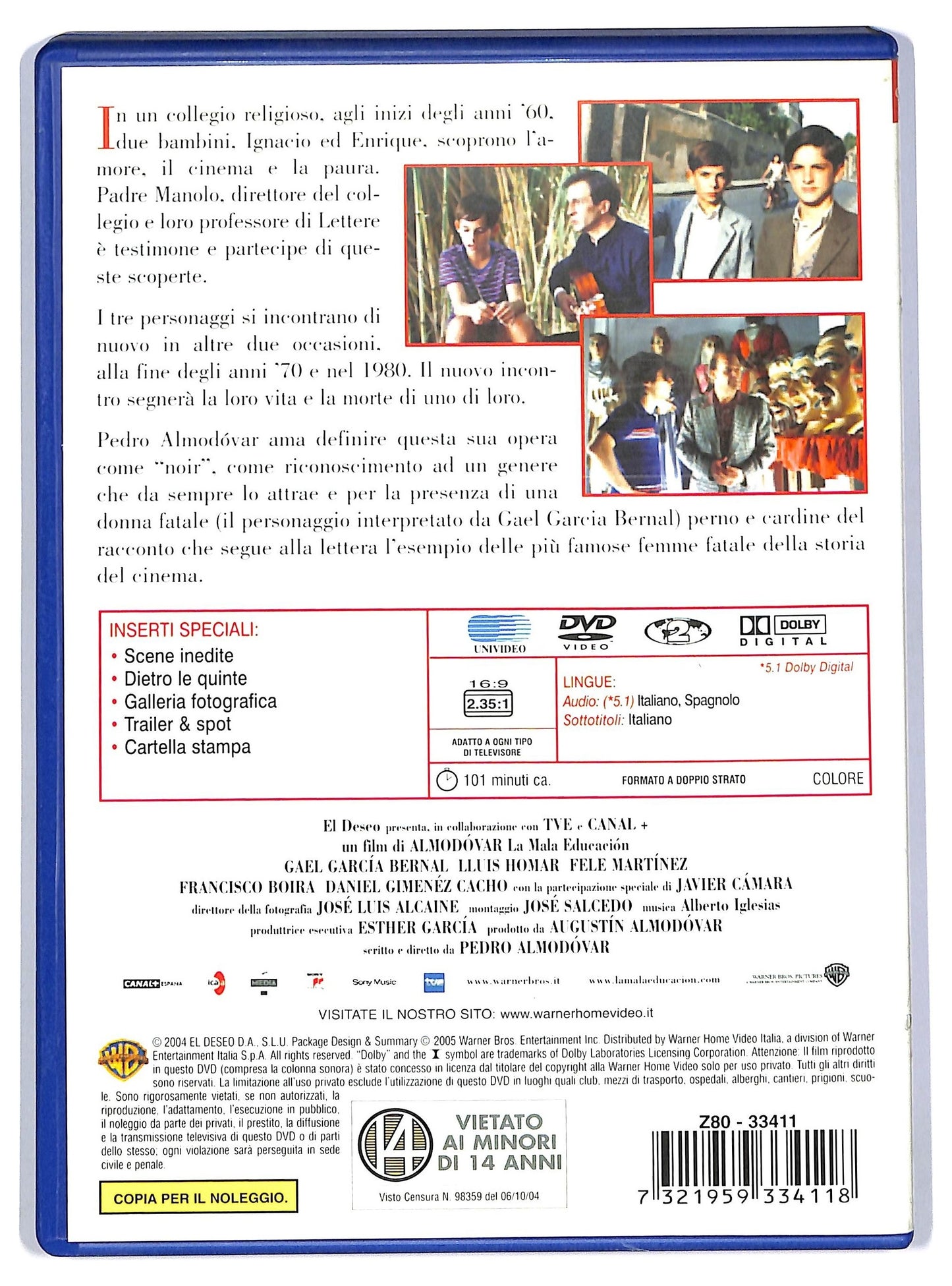 EBOND La mala education NOLEGGIO DVD D743255