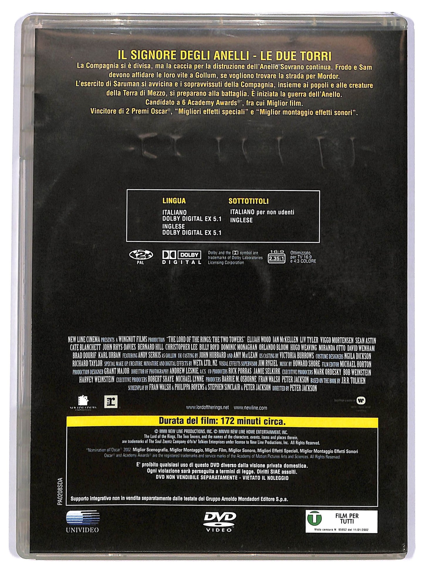 EBOND Il Signore degli Anelli - Le due torri EDITORIALE DVD D743316