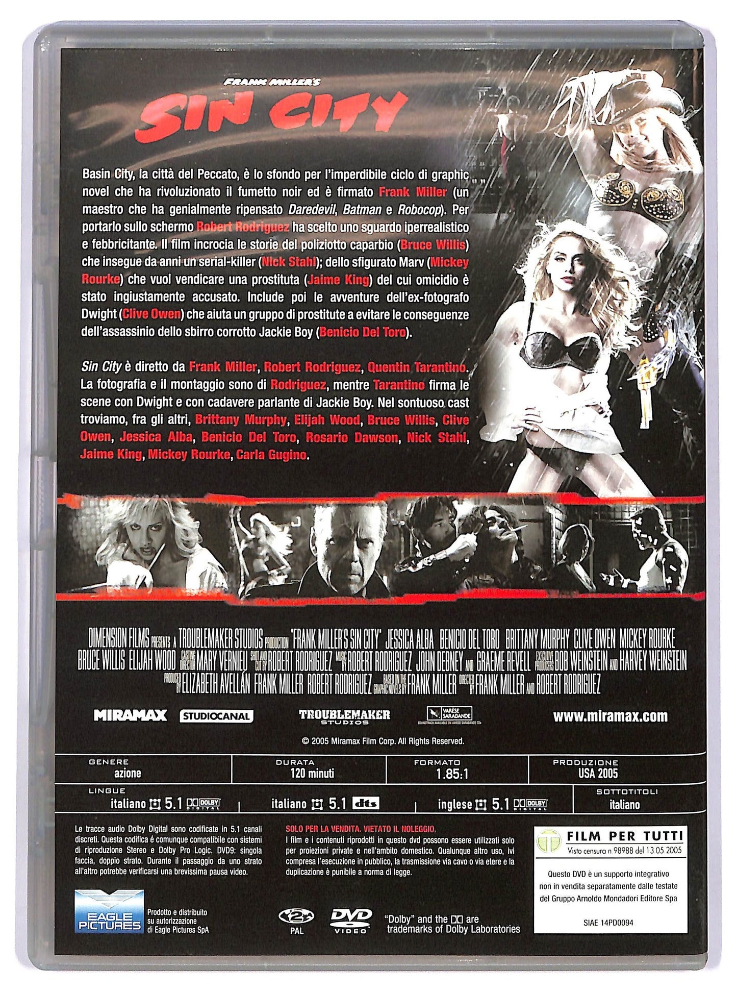 EBOND Sin City EDITORIALE DVD D743330