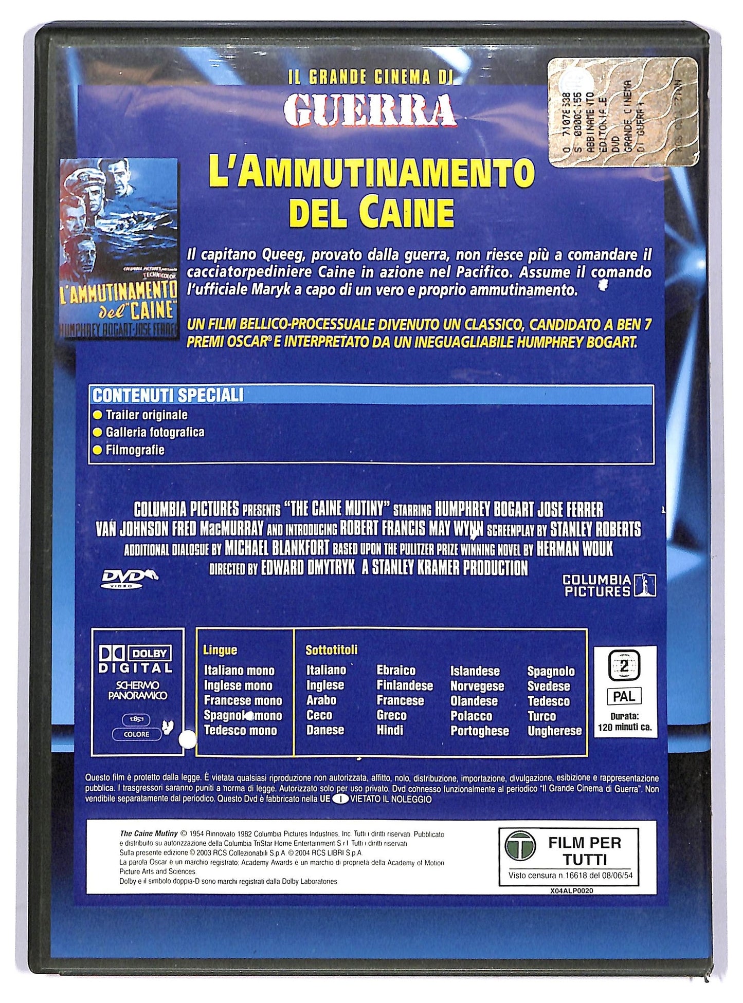 EBOND L'ammutinamento del Caine EDITORIALE DVD D743356