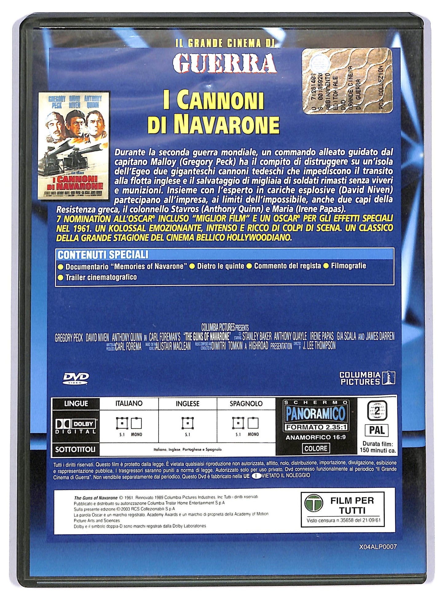 EBOND I cannoni di Navarone EDITORIALE DVD D743358