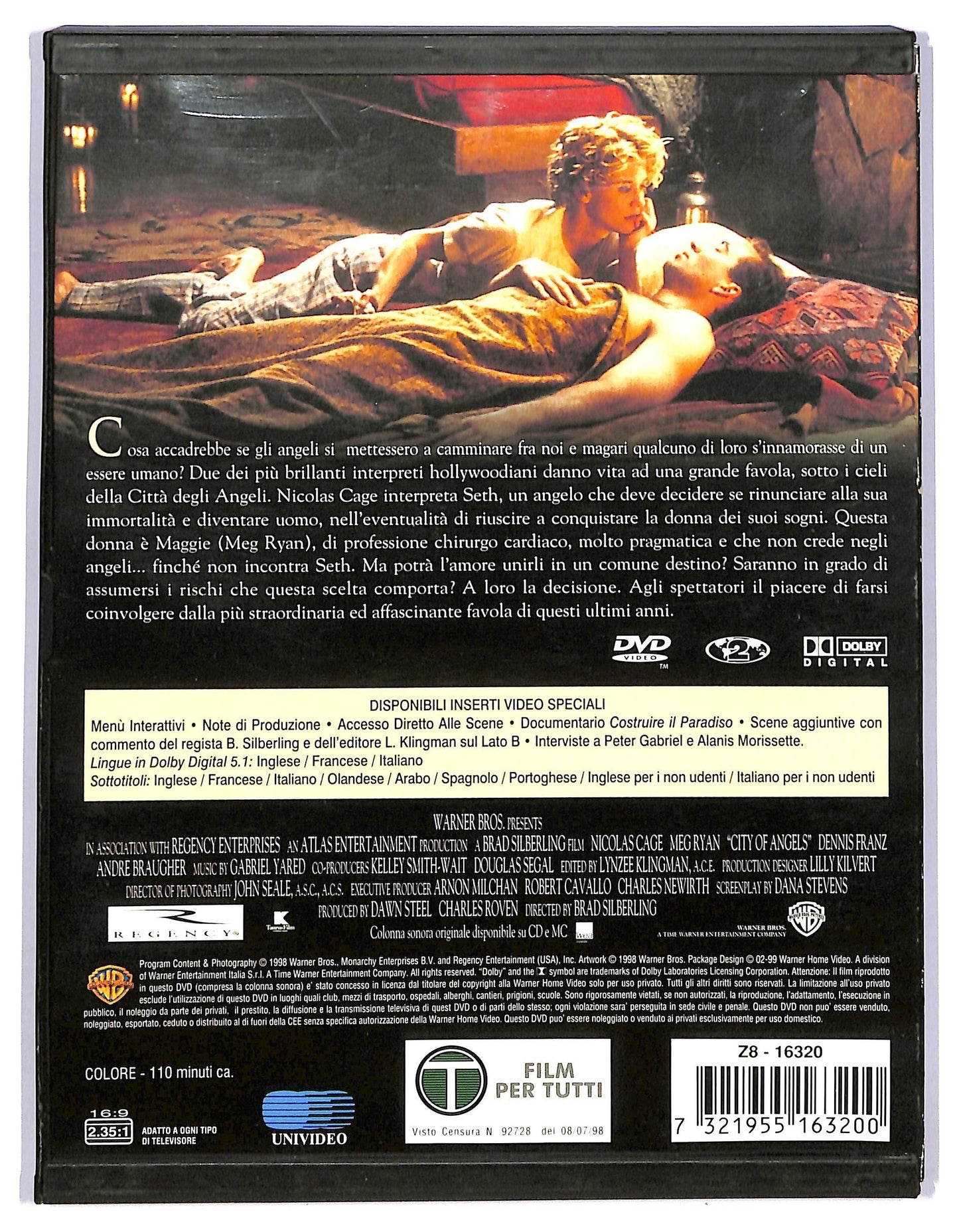 EBOND la citta degli angeli SNAPPER DVD D743359