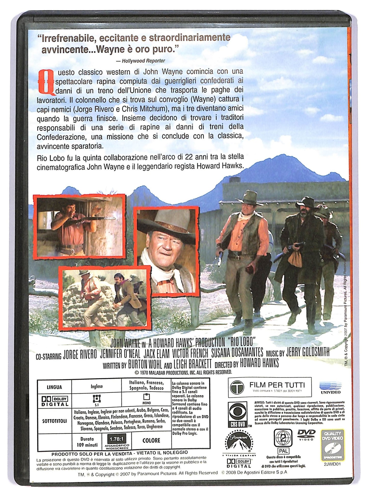 EBOND Rio Lobo EDITORIALE DVD D743444