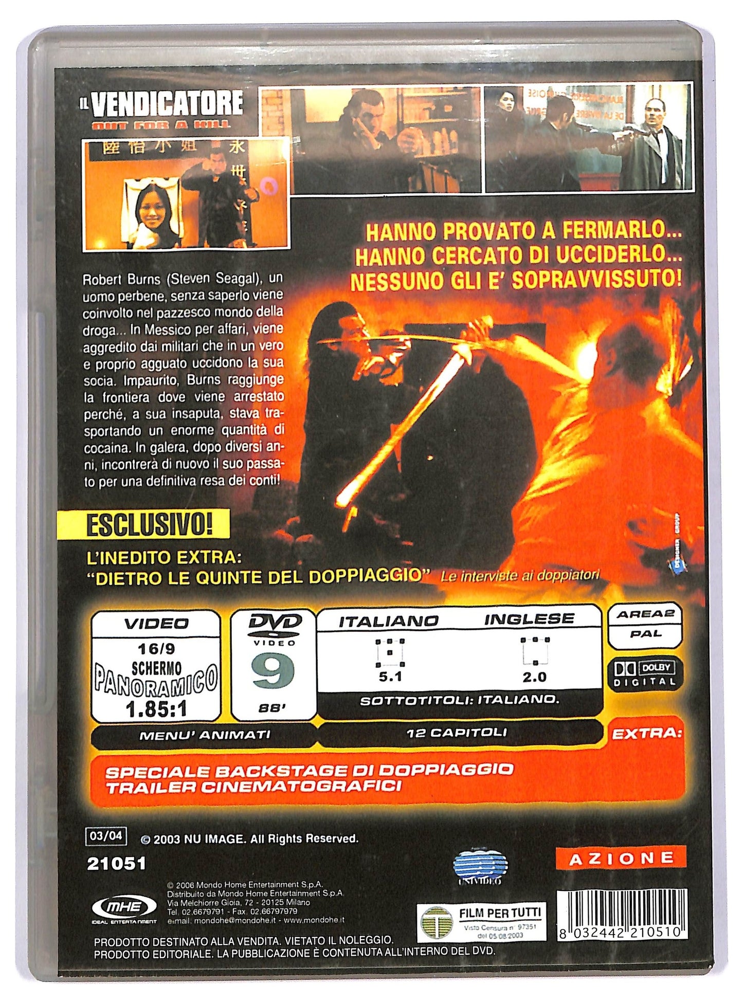 EBOND il vendicatore DVD EDITORIALE D743446