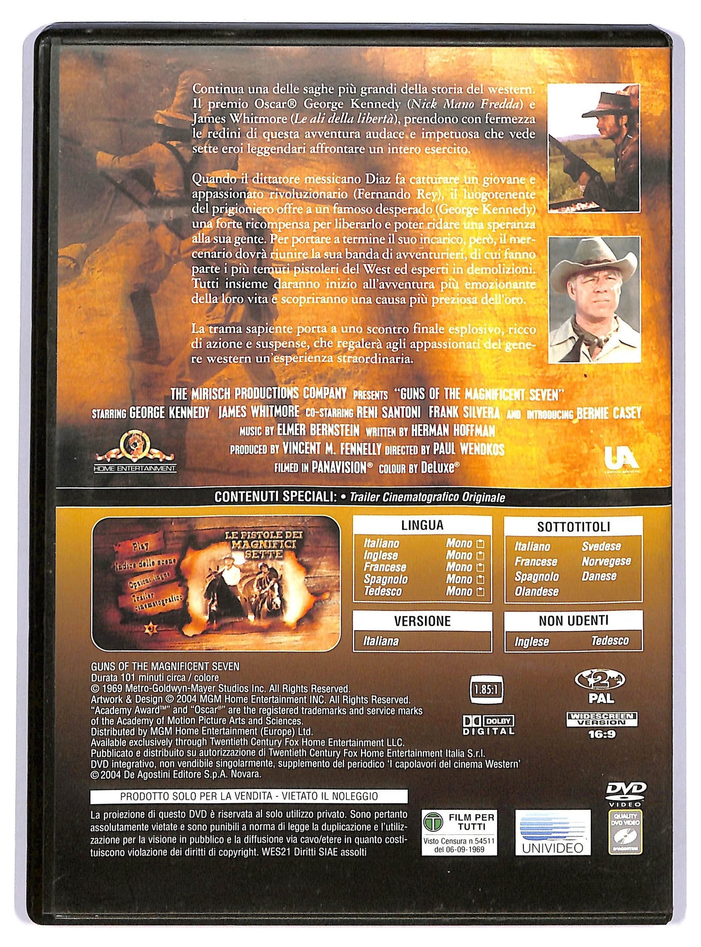 EBOND Cinema Western - Le pistole dei magnifici sette EDITORIALE DVD D743458