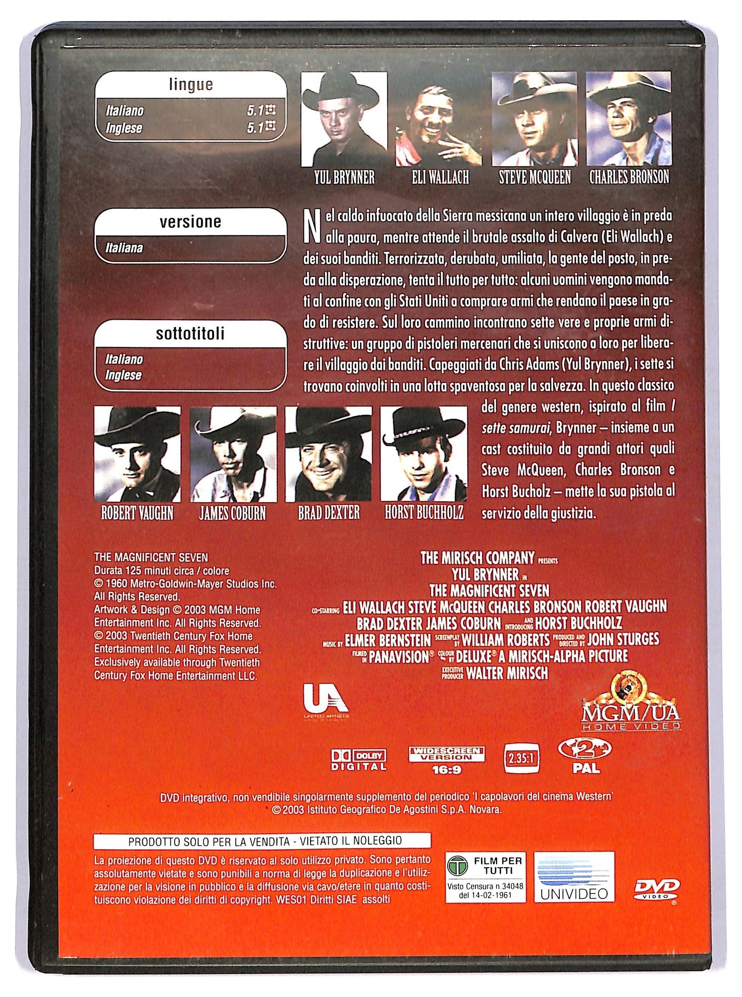 EBOND I magnifici sette  EDITORIALE DVD D743461