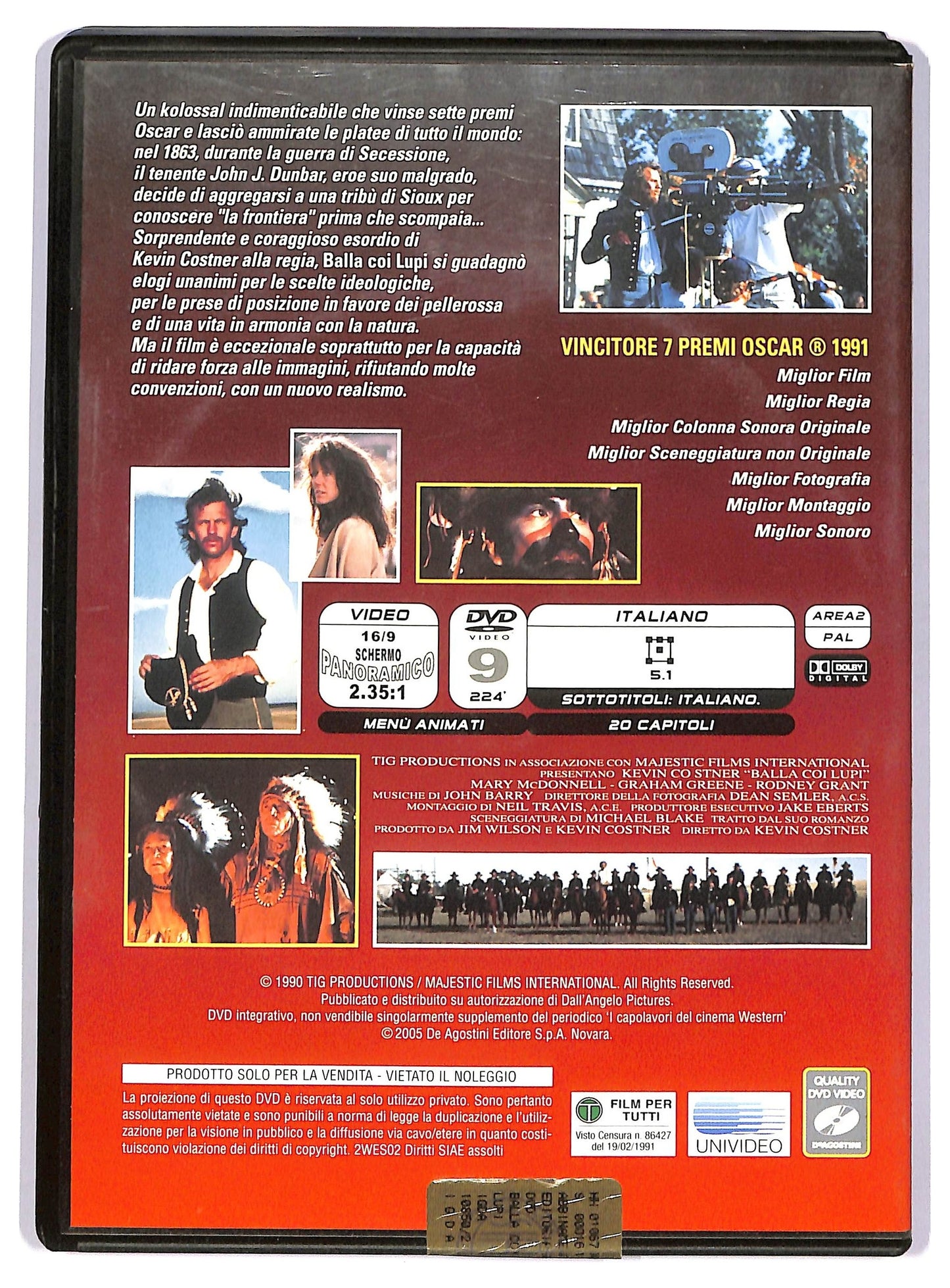 EBOND Balla Coi Lupi DVD Editoriale D743512