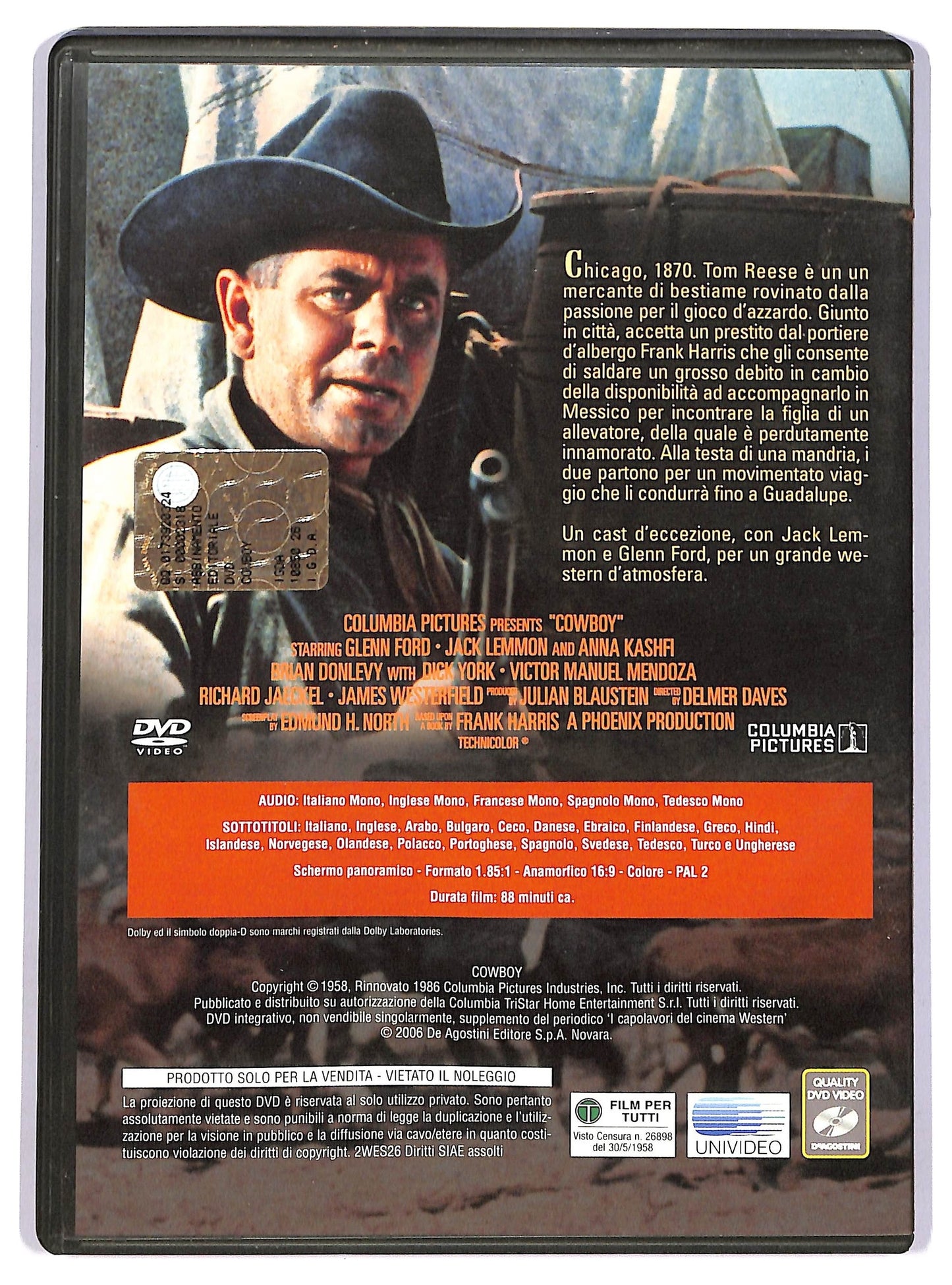 EBOND Cowboy EDITORIALE DVD D743521
