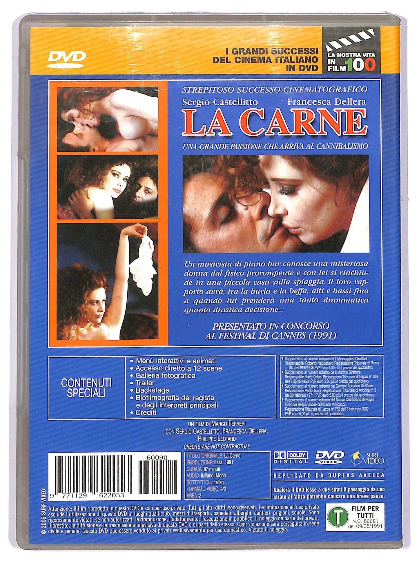 EBOND La Carne DVD Editoriale D743534