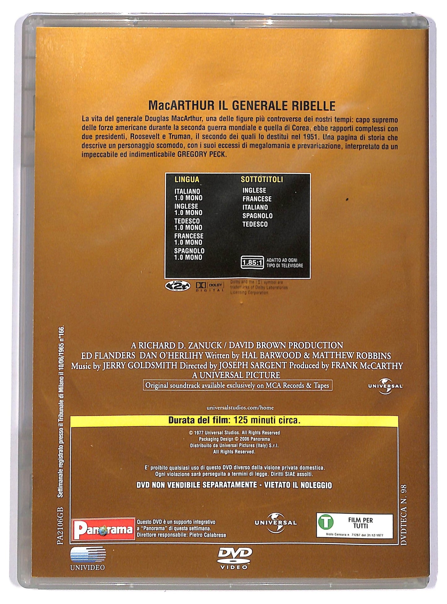 EBOND MacArthur il generale ribelle EDITORIALE DVD D743547
