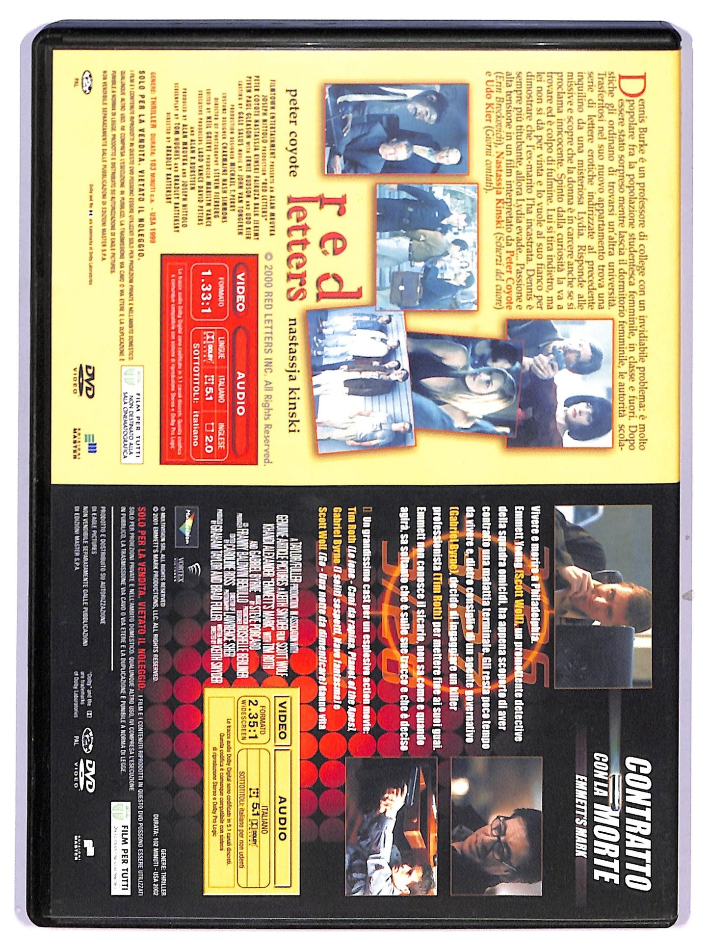 EBOND Red Letters - Contratto con la morte (2Film) EDITORIALE DVD D743654