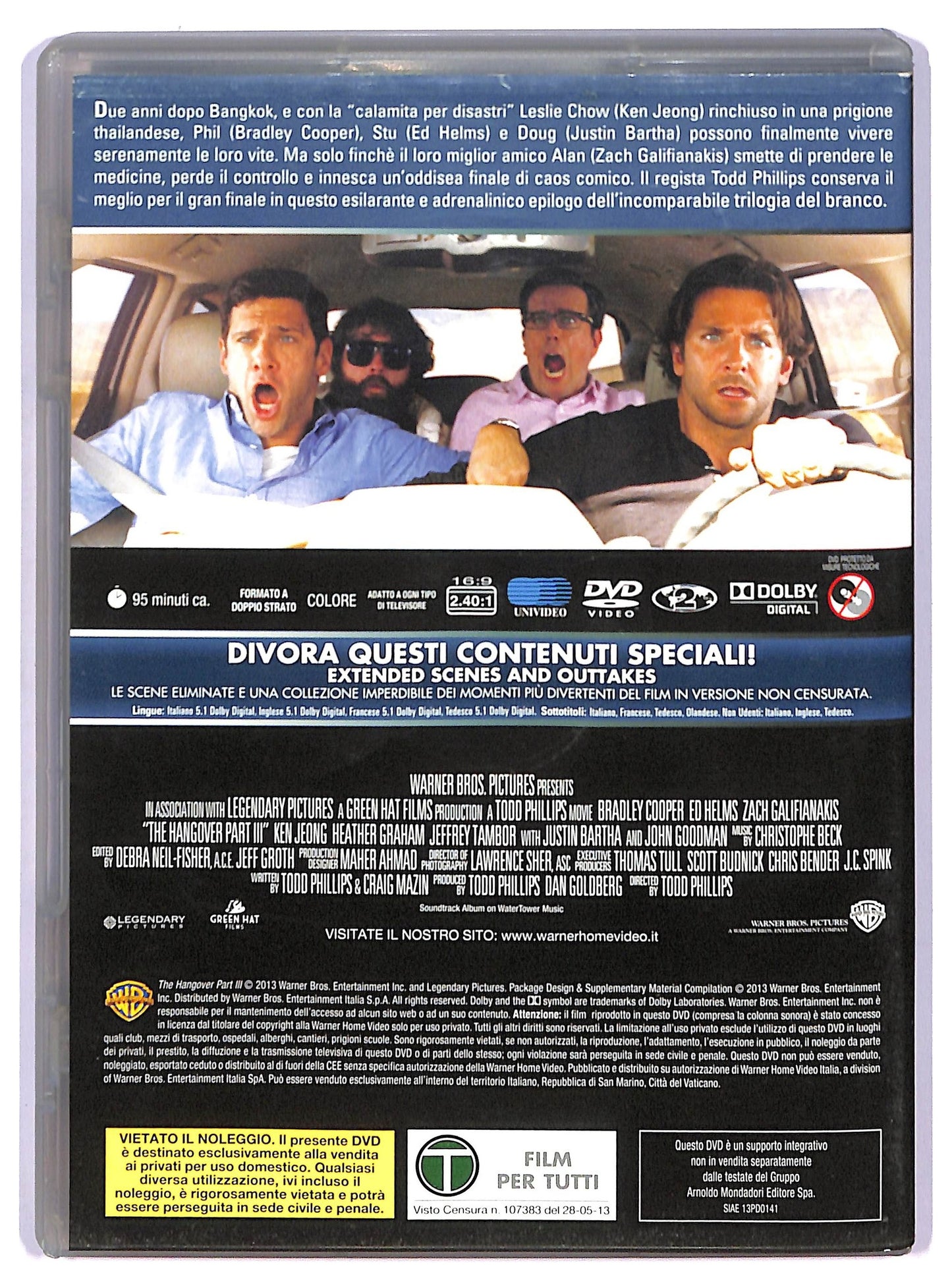 EBOND Una notte da leoni 3 EDITORIALE DVD D743707