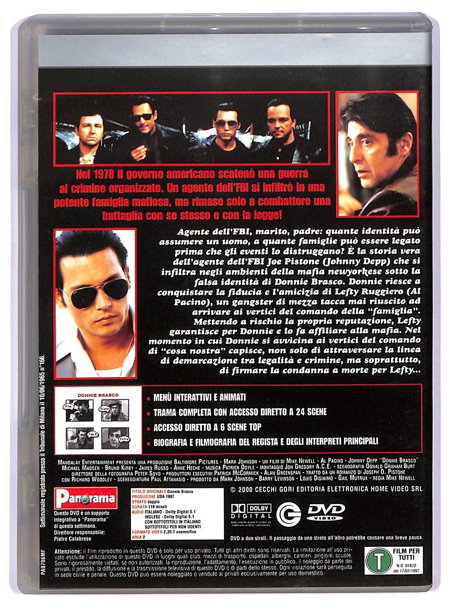 EBOND Donnie Brasco EDITORIALE DVD D743751