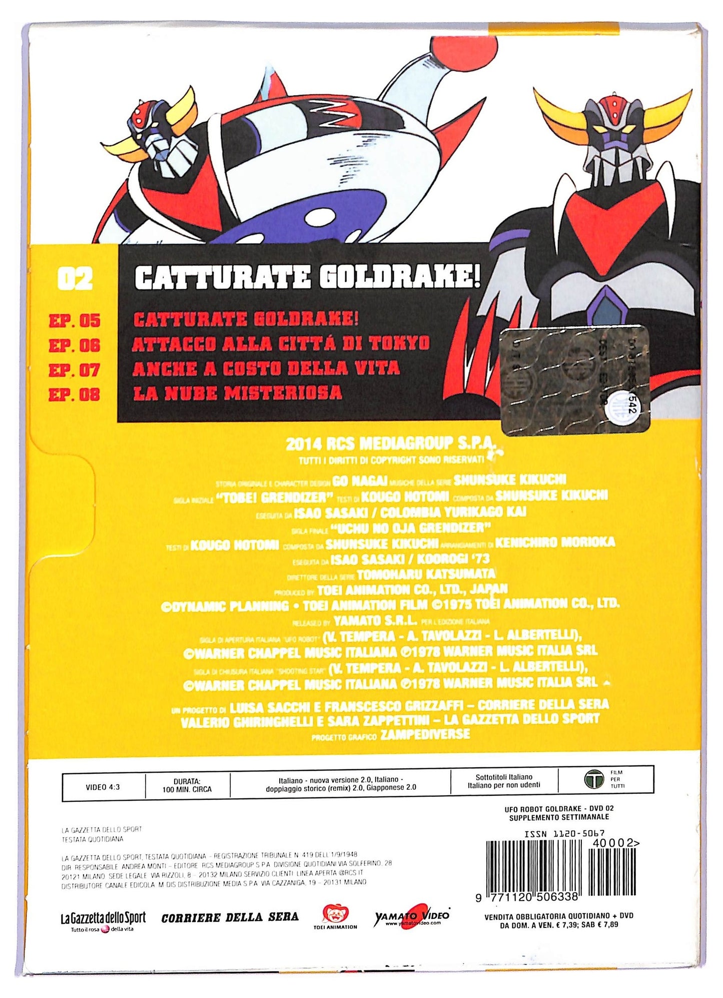 EBOND ufo robot 02 - catturate goldrake! EDITORIALE DVD D743816