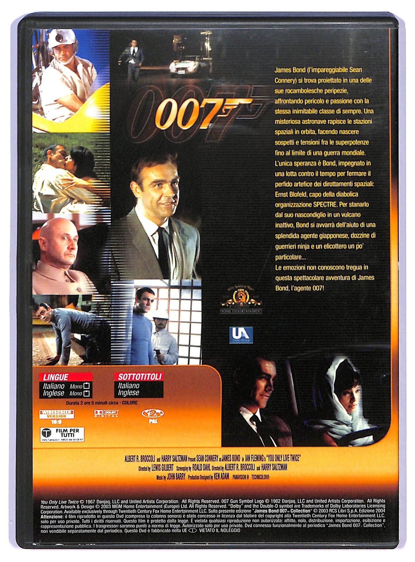 EBOND 007-Si Vive Solo Due Volte EDITORIALE DVD D743840