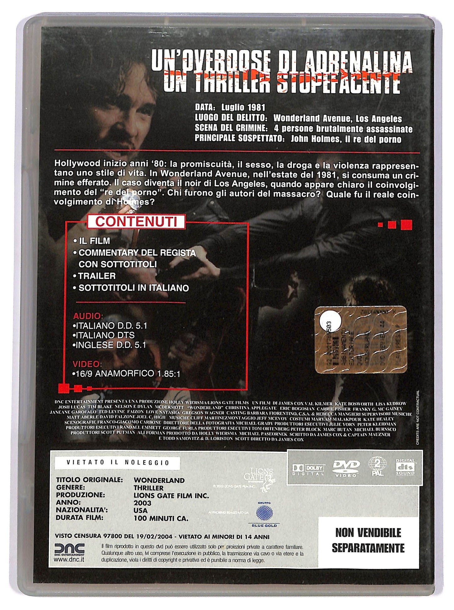 EBOND Wonderland EDITORIALE DVD D744502