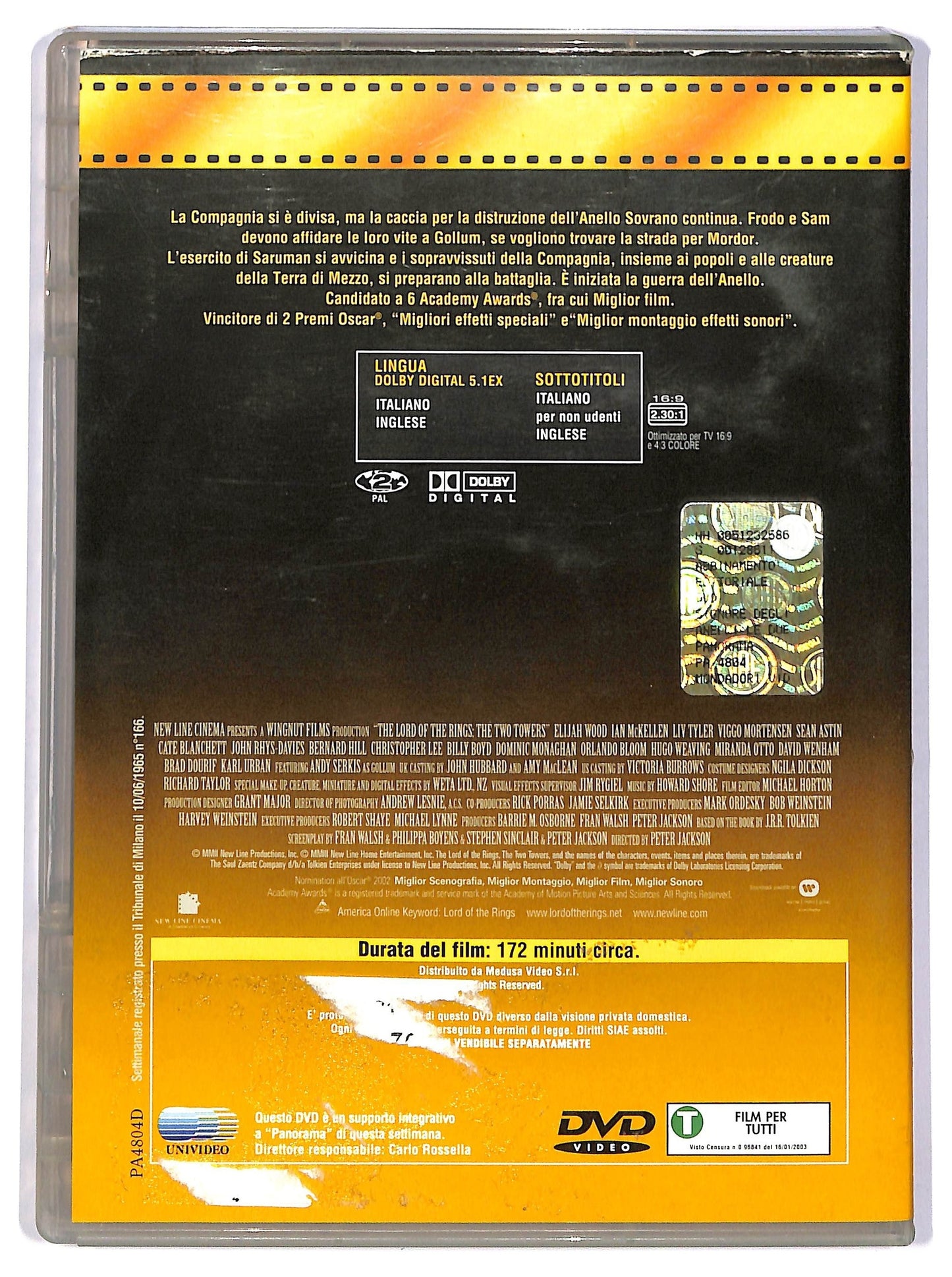 EBOND Il Signore degli Anelli - Le due torri EDITORIALE DVD D744510