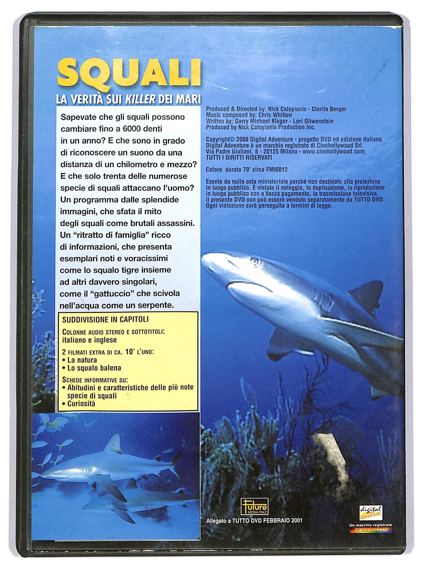 EBOND Squali, la verita sui killer dei mari EDITORIALE DVD D744557