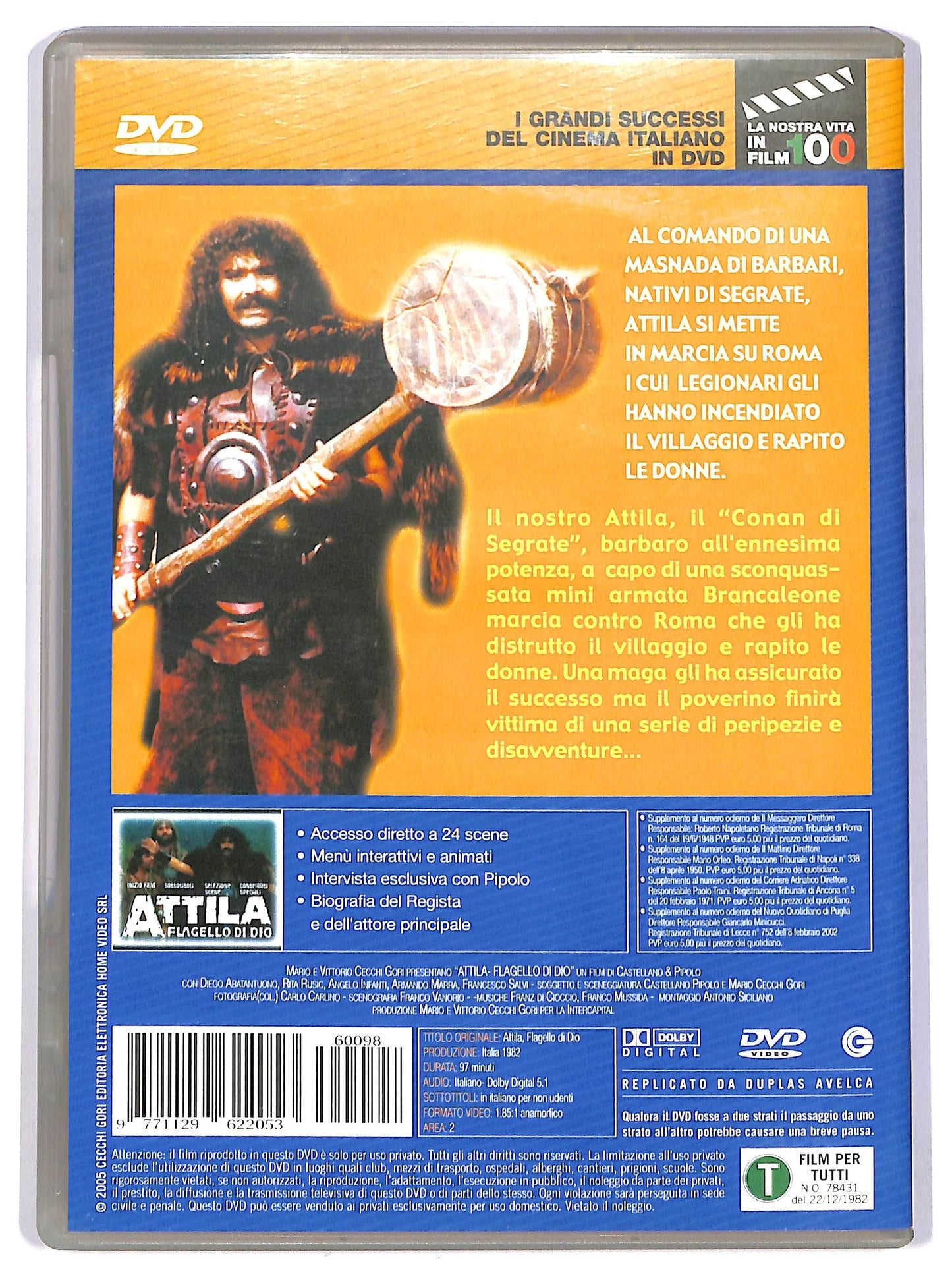 EBOND Attila Flagello Di Dio DVD Editoriale D744565