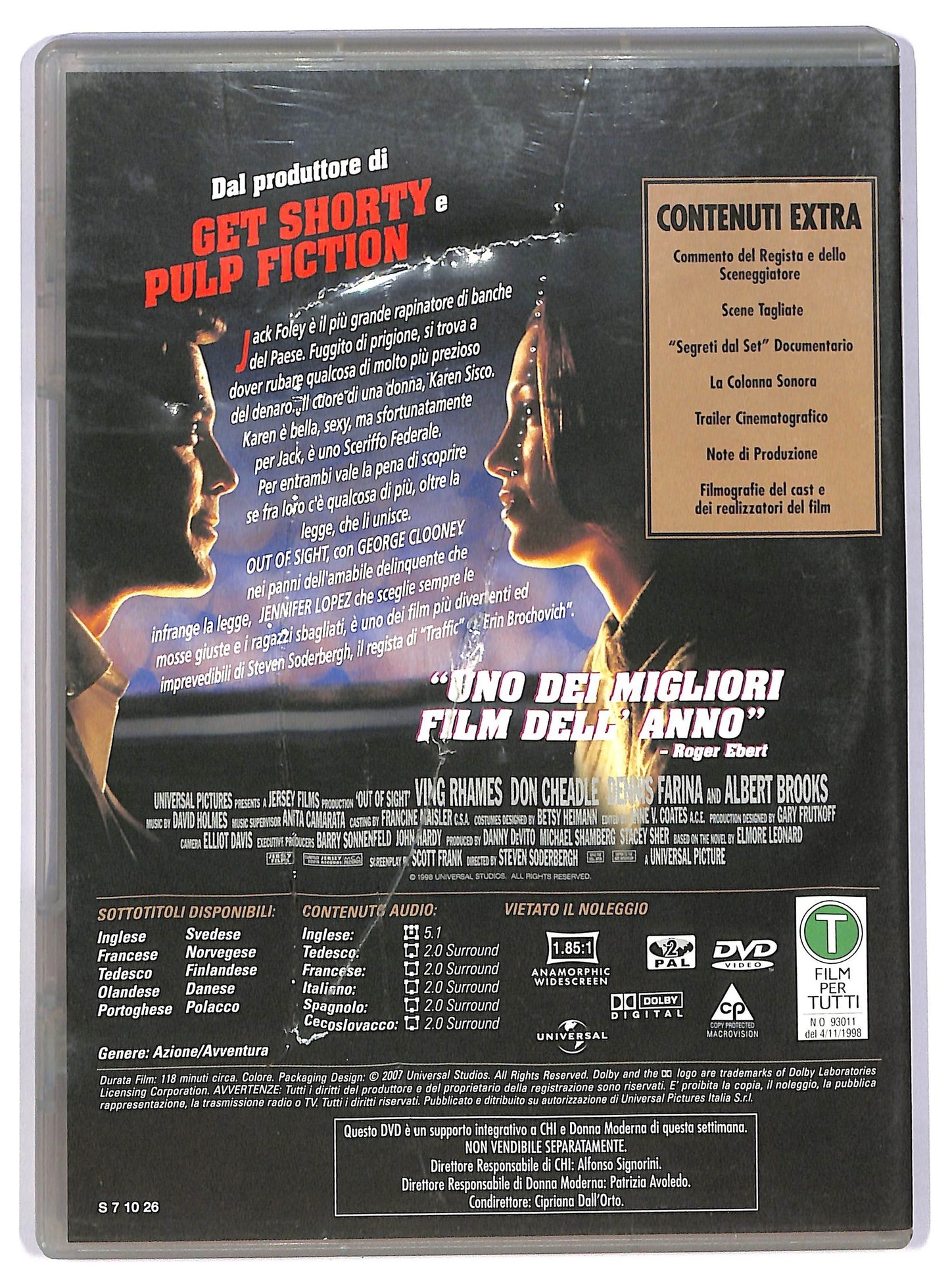 EBOND Out of sight EDITORIALE DVD D744570