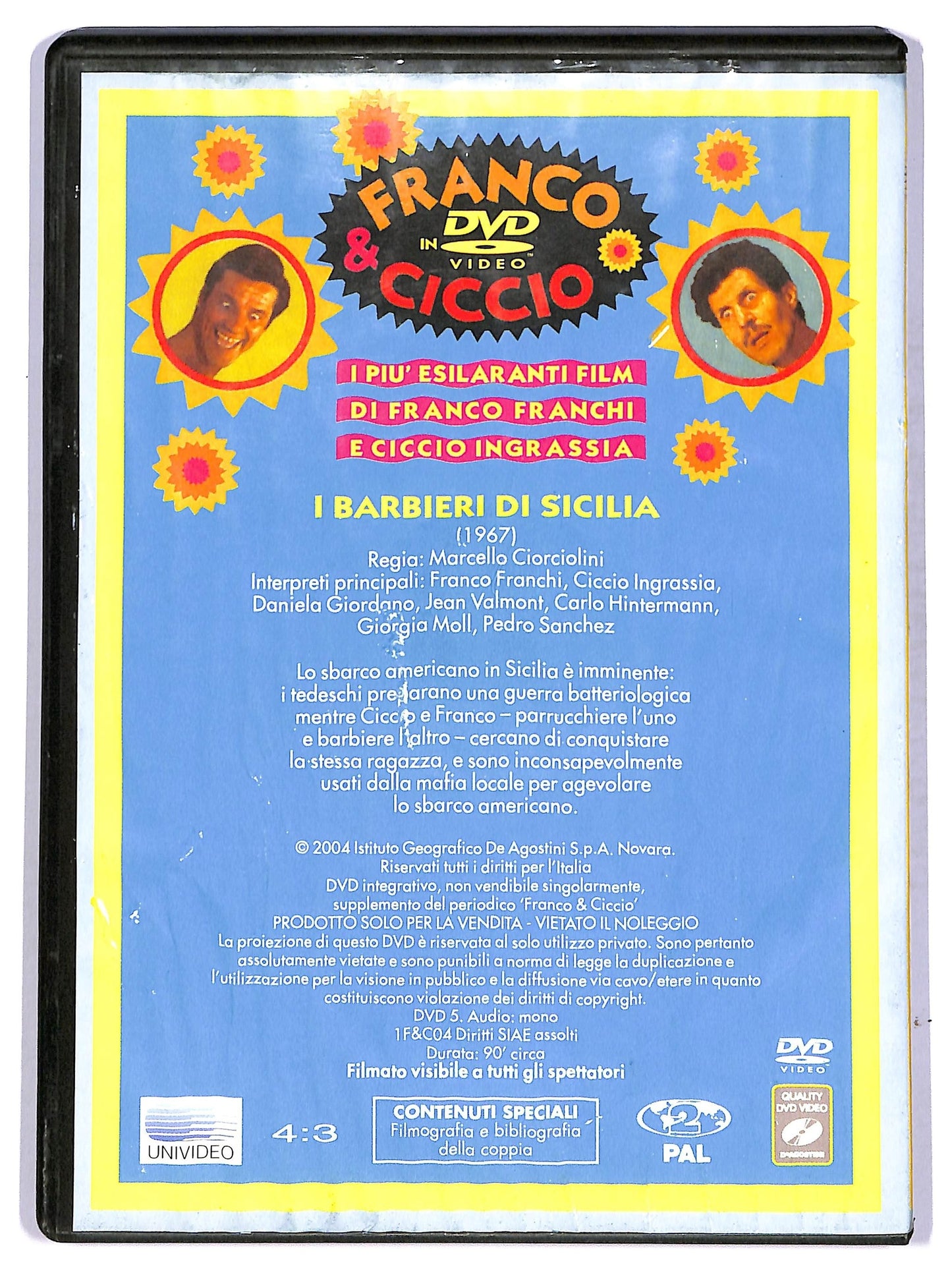EBOND Franco e Ciccio I barbieri di Sicilia EDITORIALE DVD D744706