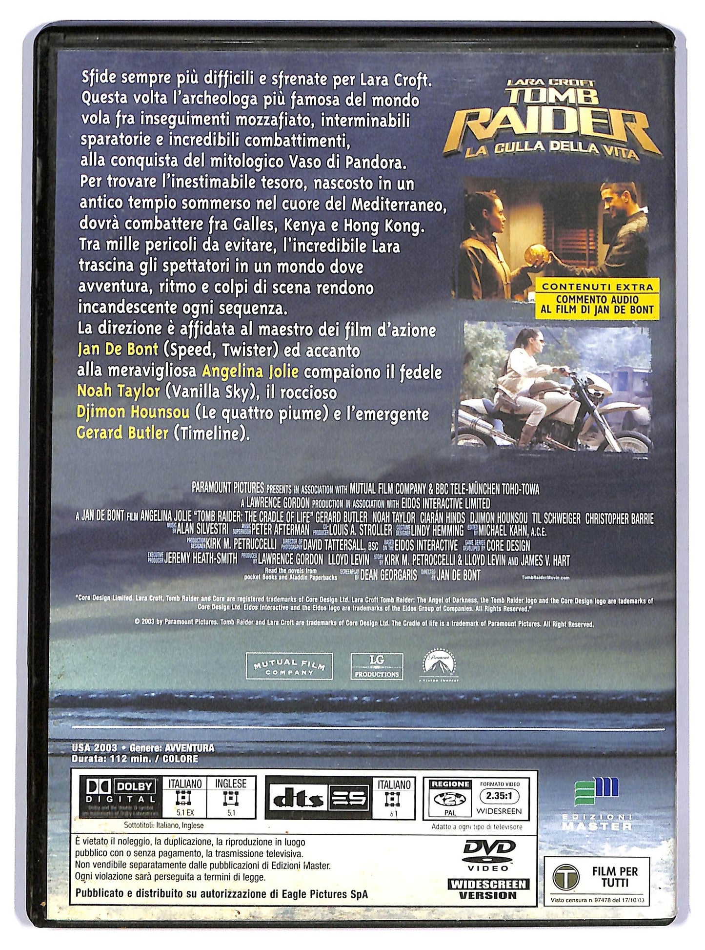 EBOND Tomb Raider - La culla della vita EDITORIALE DVD D744741
