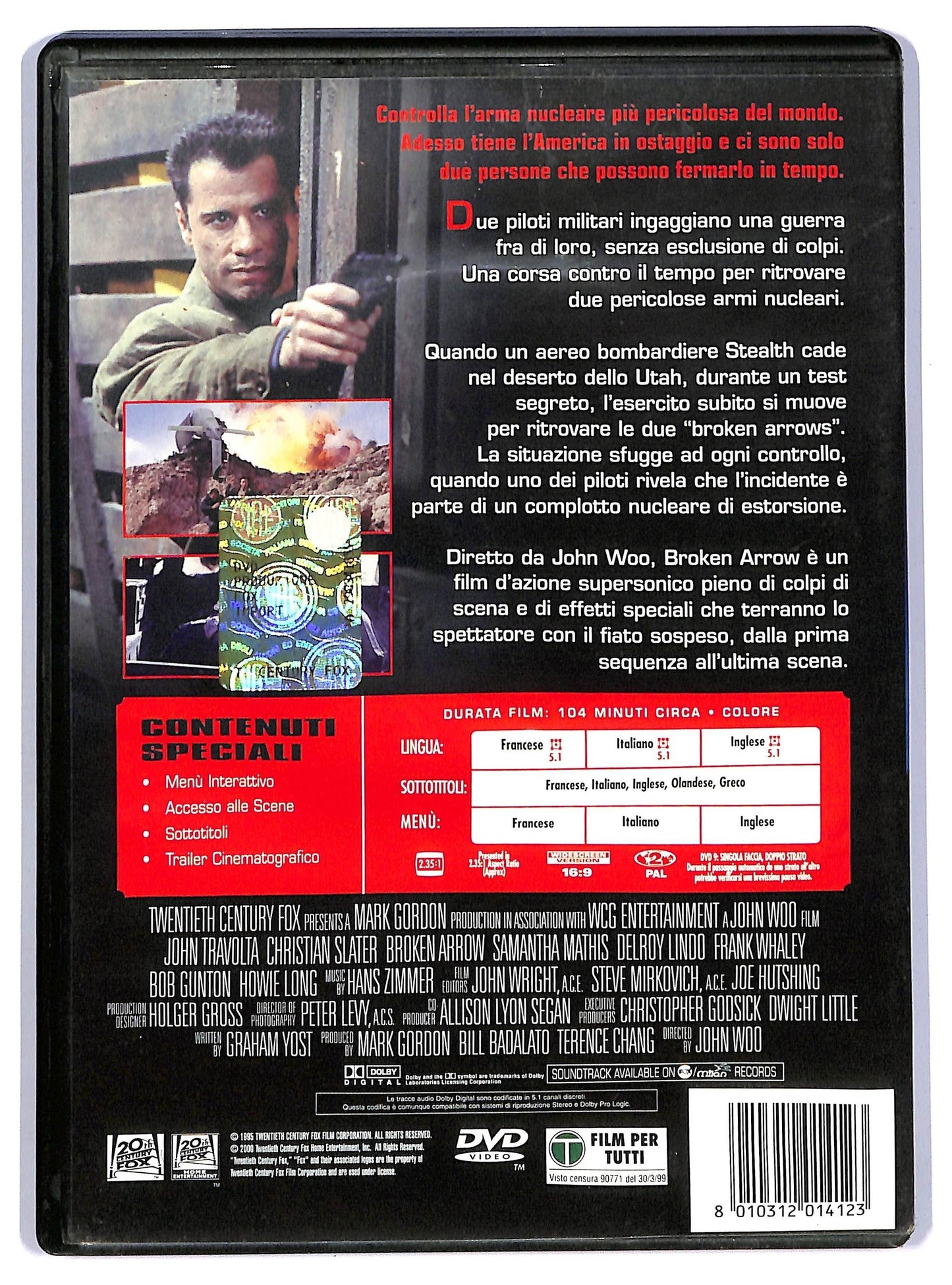 EBOND Nome In Codice: Broken Arrow DVD D744748