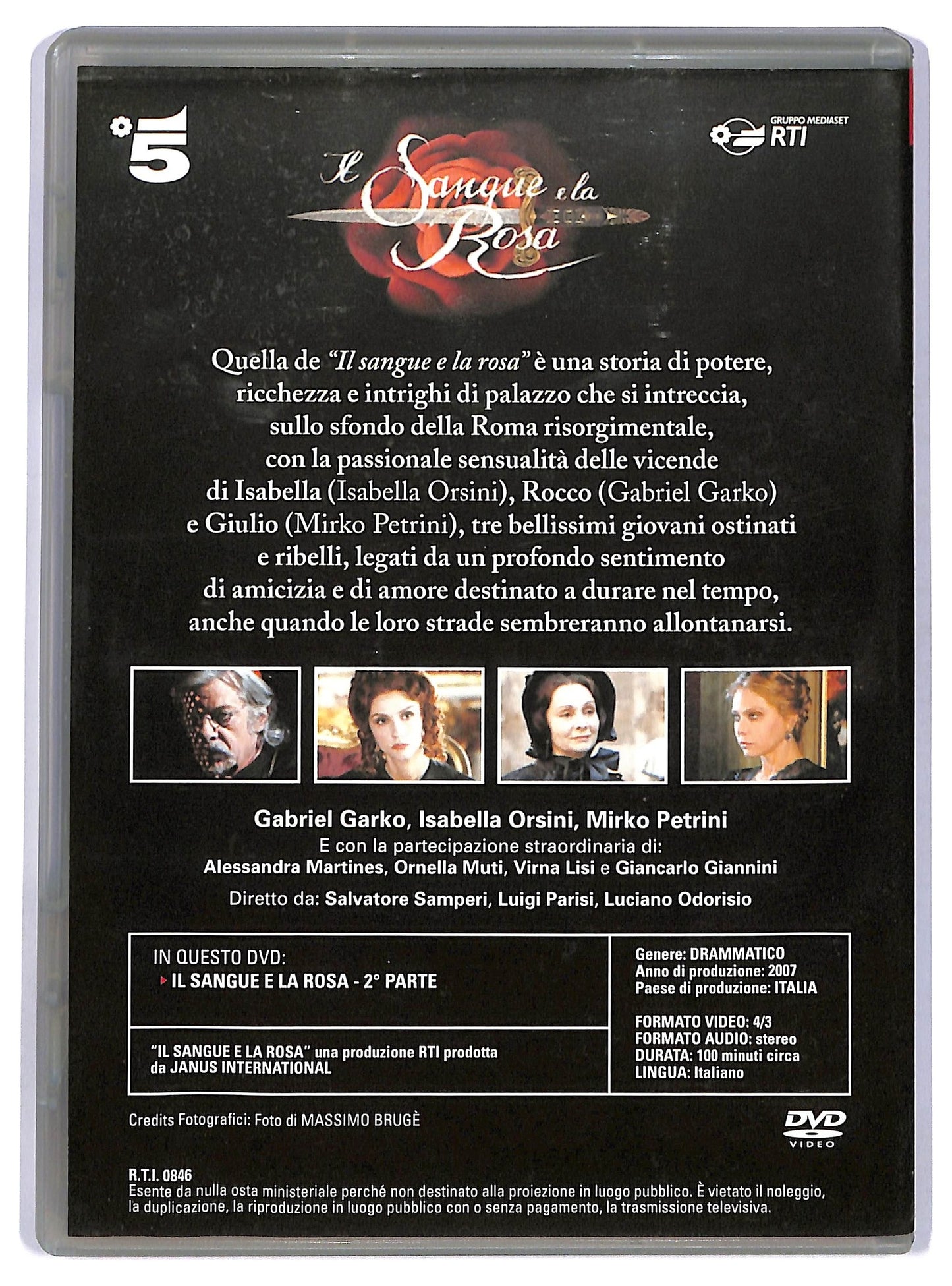 EBOND Il sangue e la rosa seconda parte EDITORIALE DVD D744763
