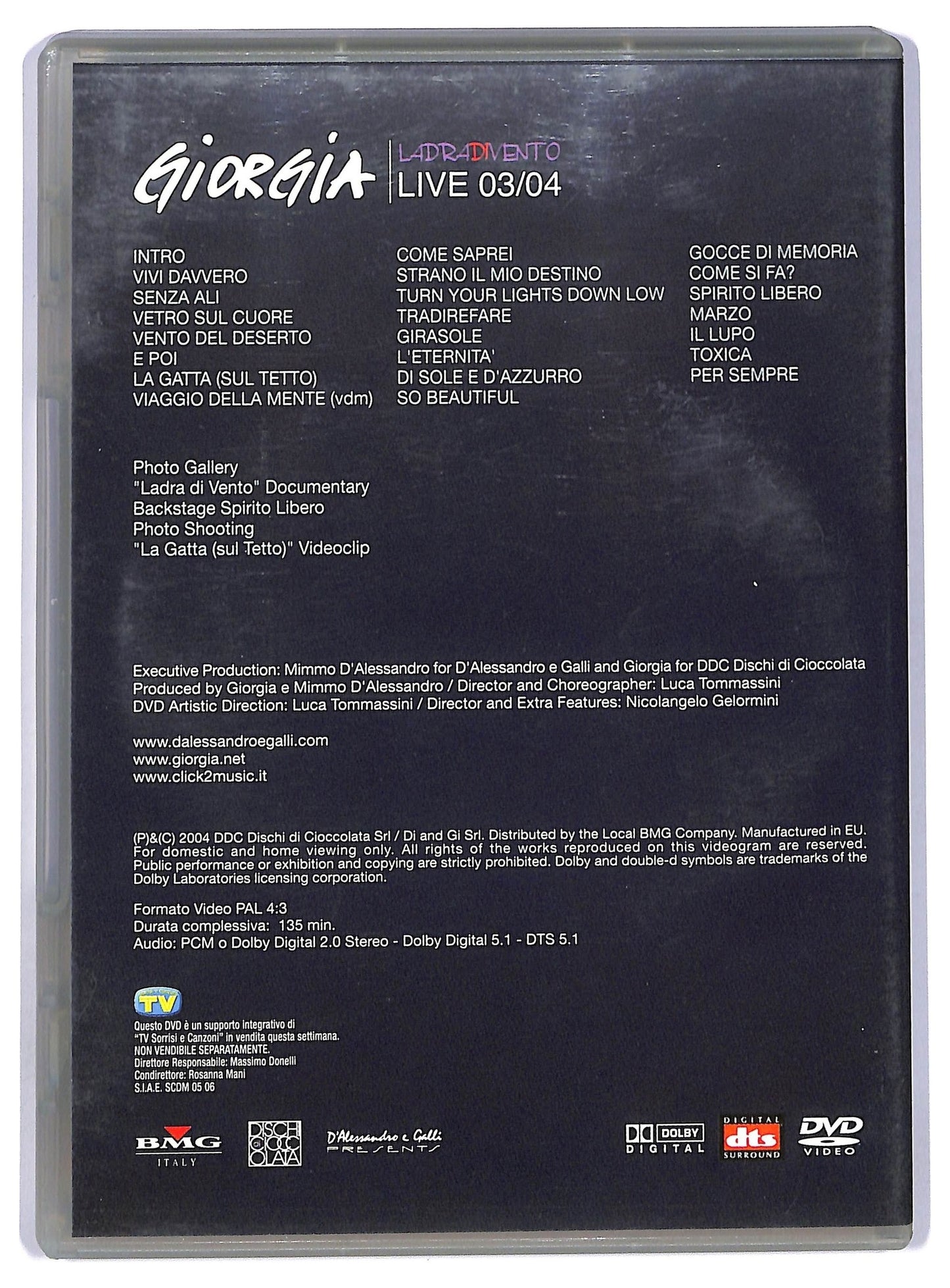 EBOND Ladra di vento : live 2003 EDITORIALE DVD D744802