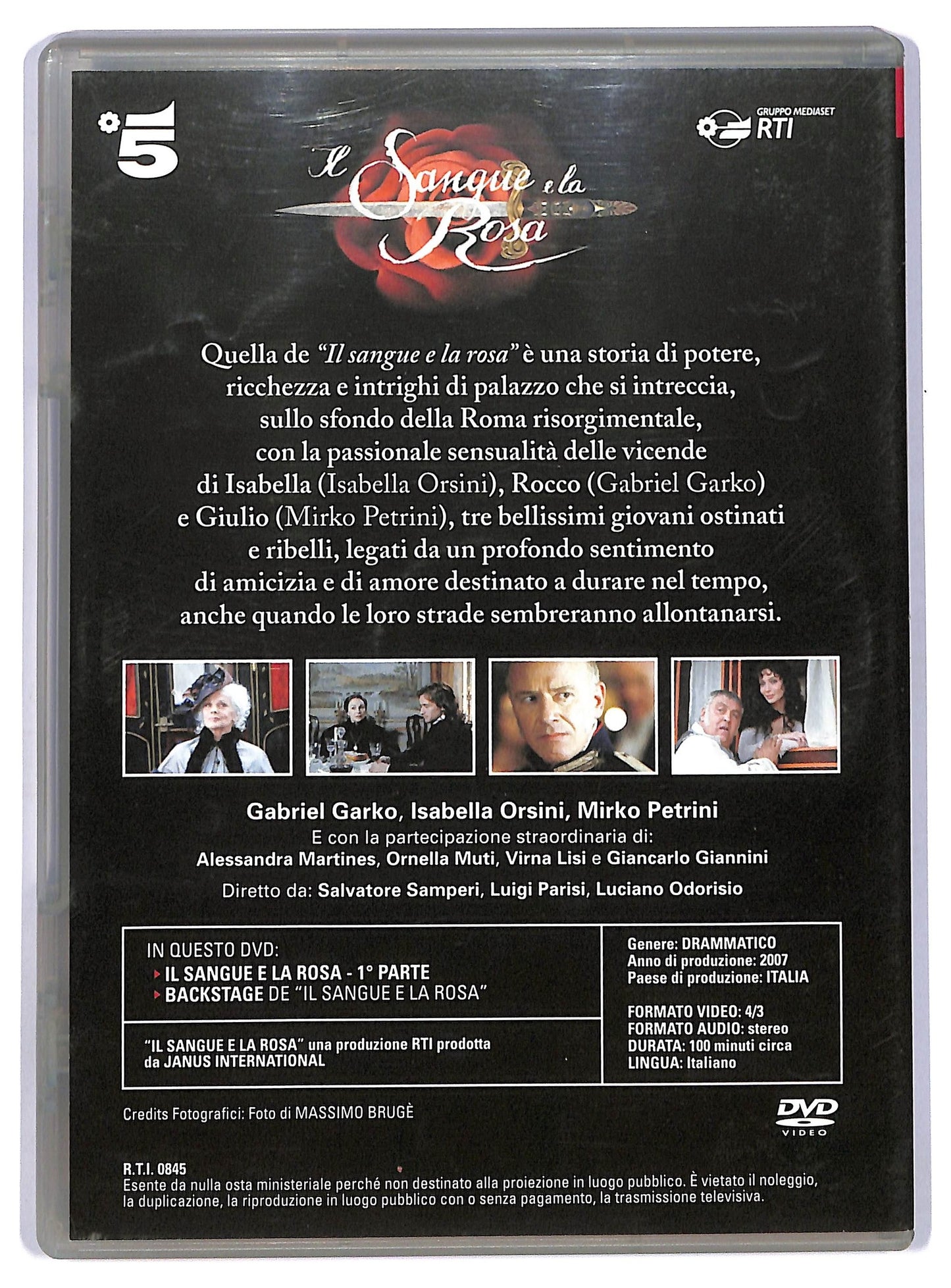 EBOND Il sangue e la rosa prima parte EDITORIALE DVD D744803