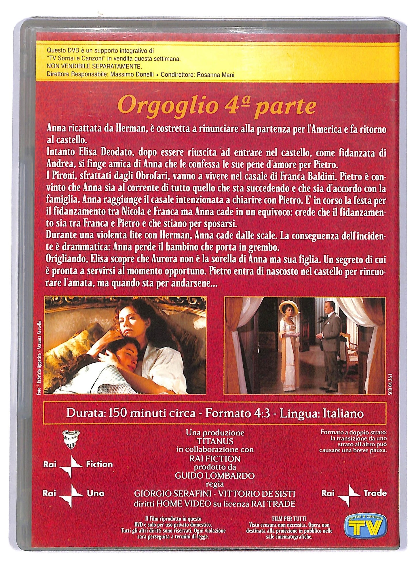 EBOND Orgoglio DVD EDITORIALE D744815