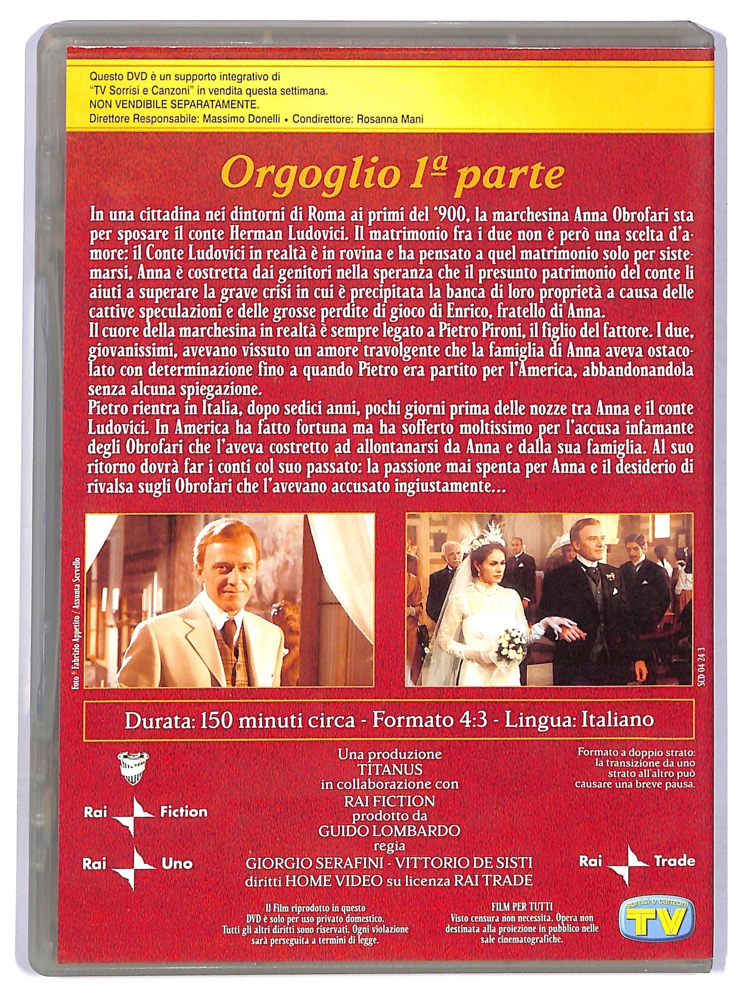 EBOND Orgoglio - prima parte DVD EDITORIALE D744818