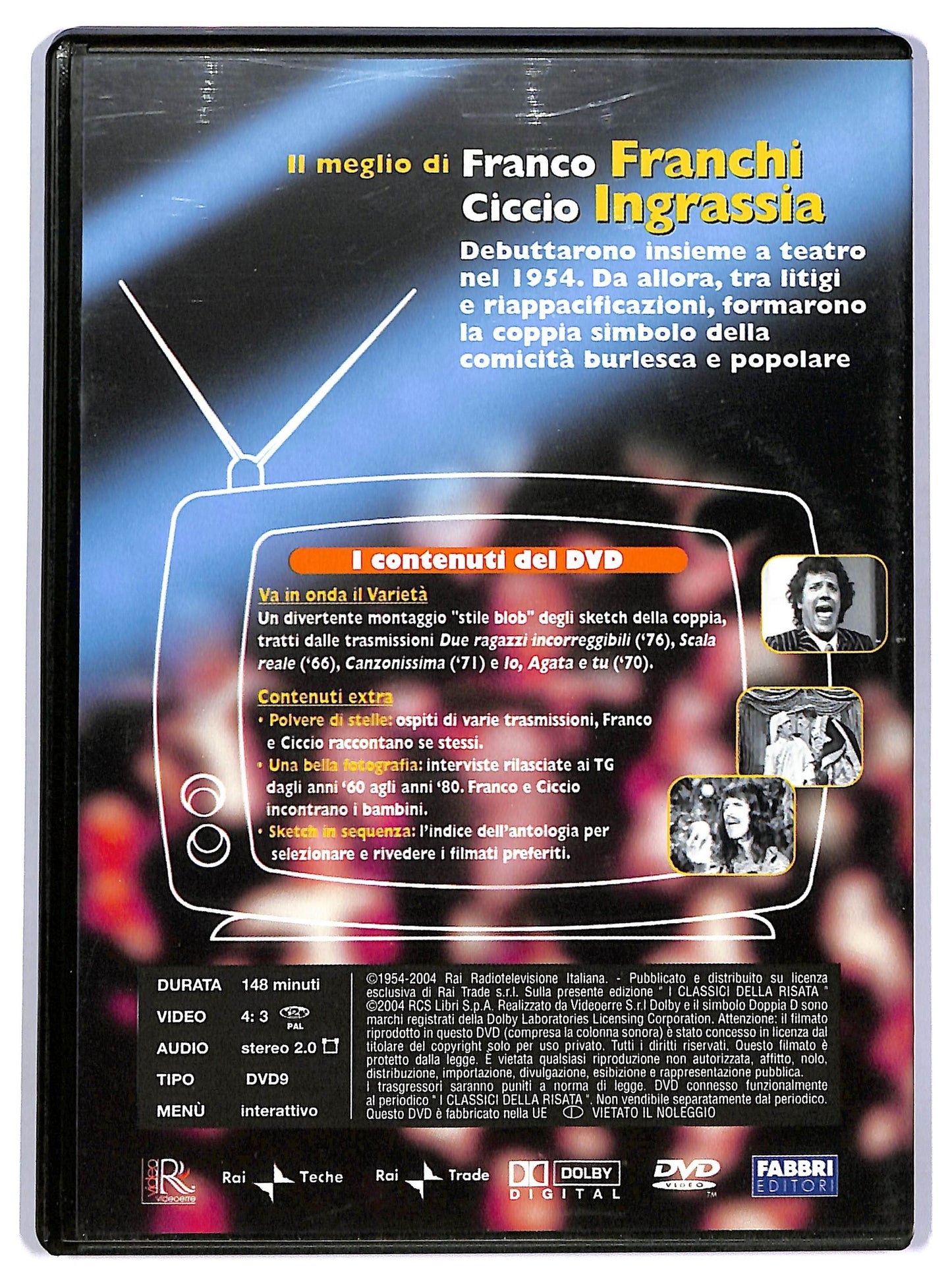 EBOND Il meglio di Franco e Ingrassia EDITORIALE DVD D744821