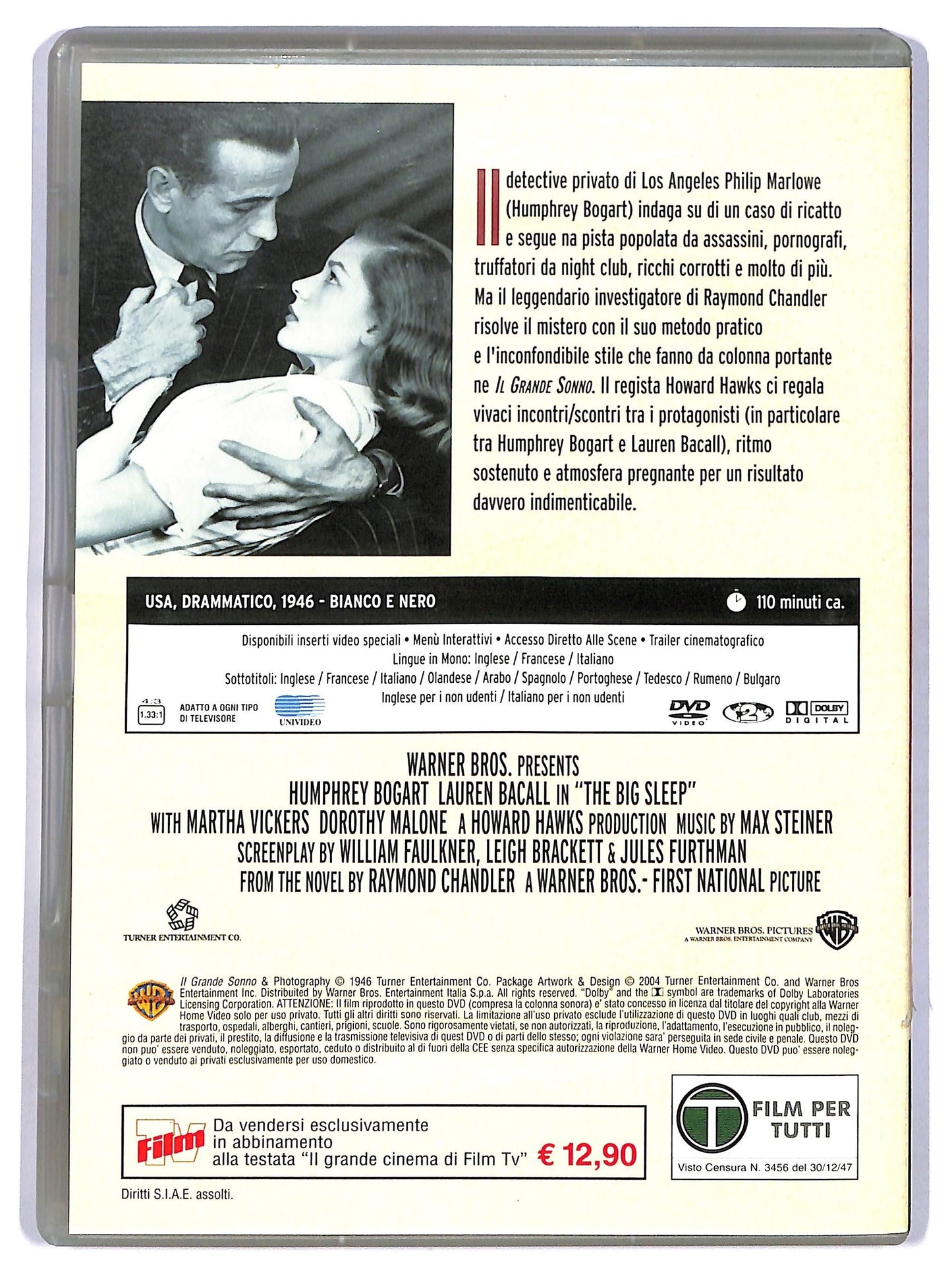 EBOND Il grande sonno EDITORIALE DVD D744829