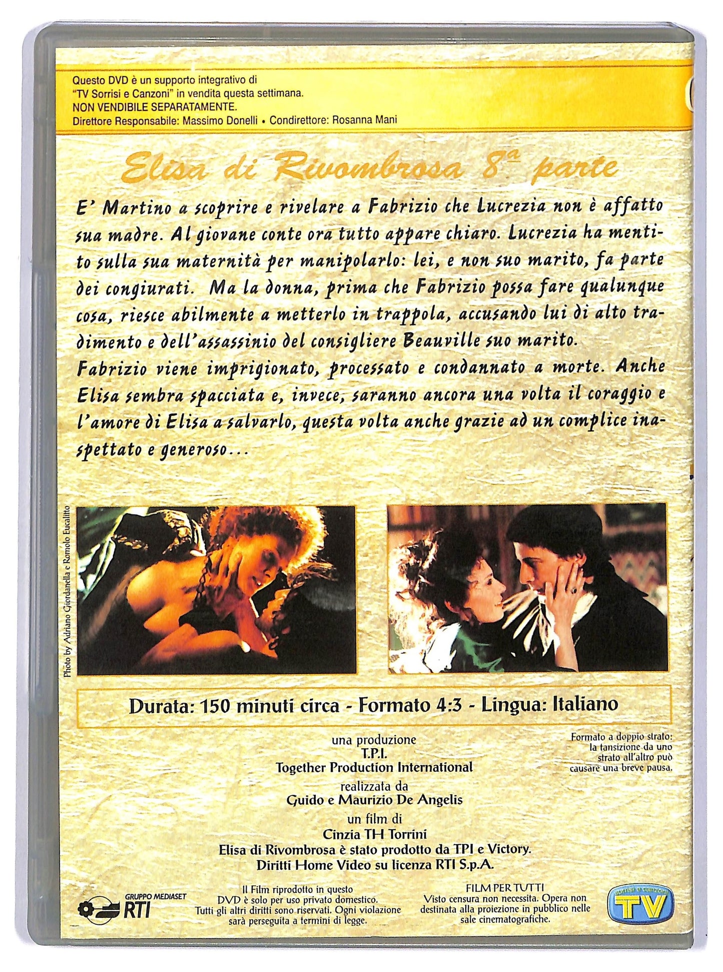 EBOND Elisa di Rivombrosa - parte 8 EDITORIALE DVD D744836