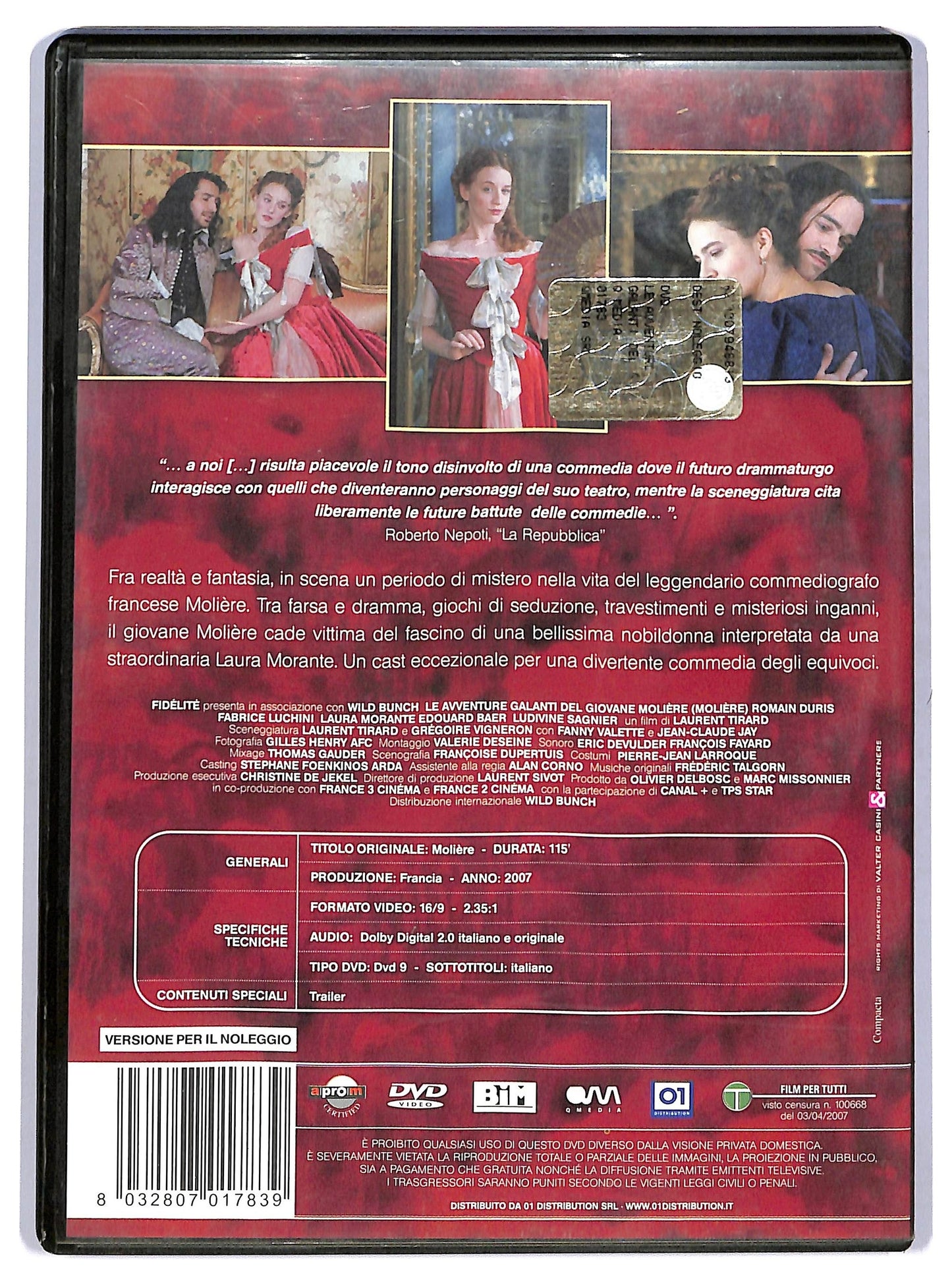 EBOND Le avventure galanti del giovane Moliere NOLEGGIO DVD D744842